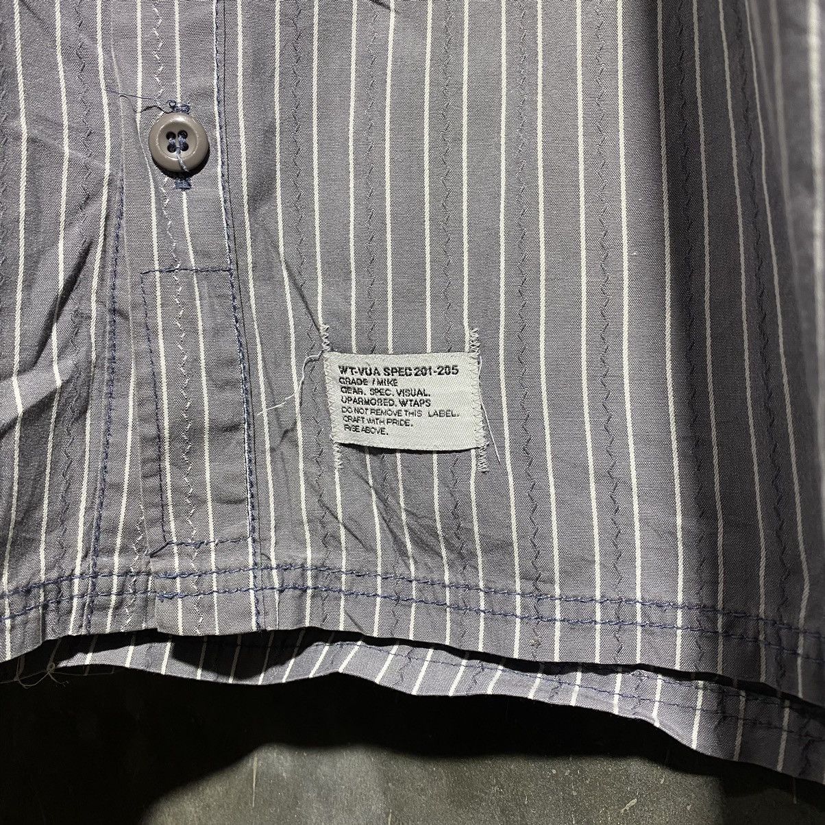 Wtaps Wtaps Striped Work Shirt Size US M / EU 48-50 / 2 - 6 Thumbnail