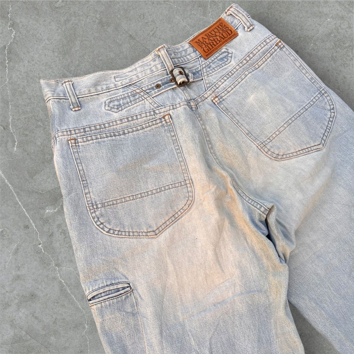 Marithe + Francois Girbaud VTG MARITHE+FRANCOIS GIRBAUD 'THE STONE WASH’ WIDE DENIM Size US 30 / EU 46 - 3 Thumbnail