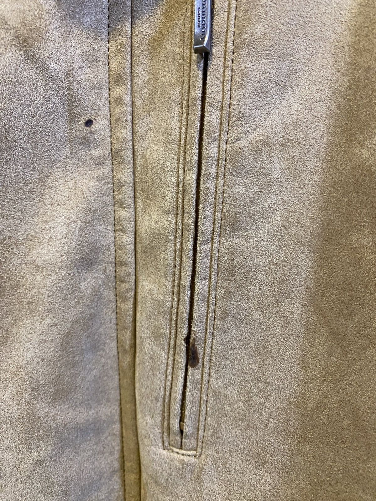 Burberry Burberry London Vintage Suede Leather Jacket Beige Size US M / EU 48-50 / 2 - 13 Thumbnail