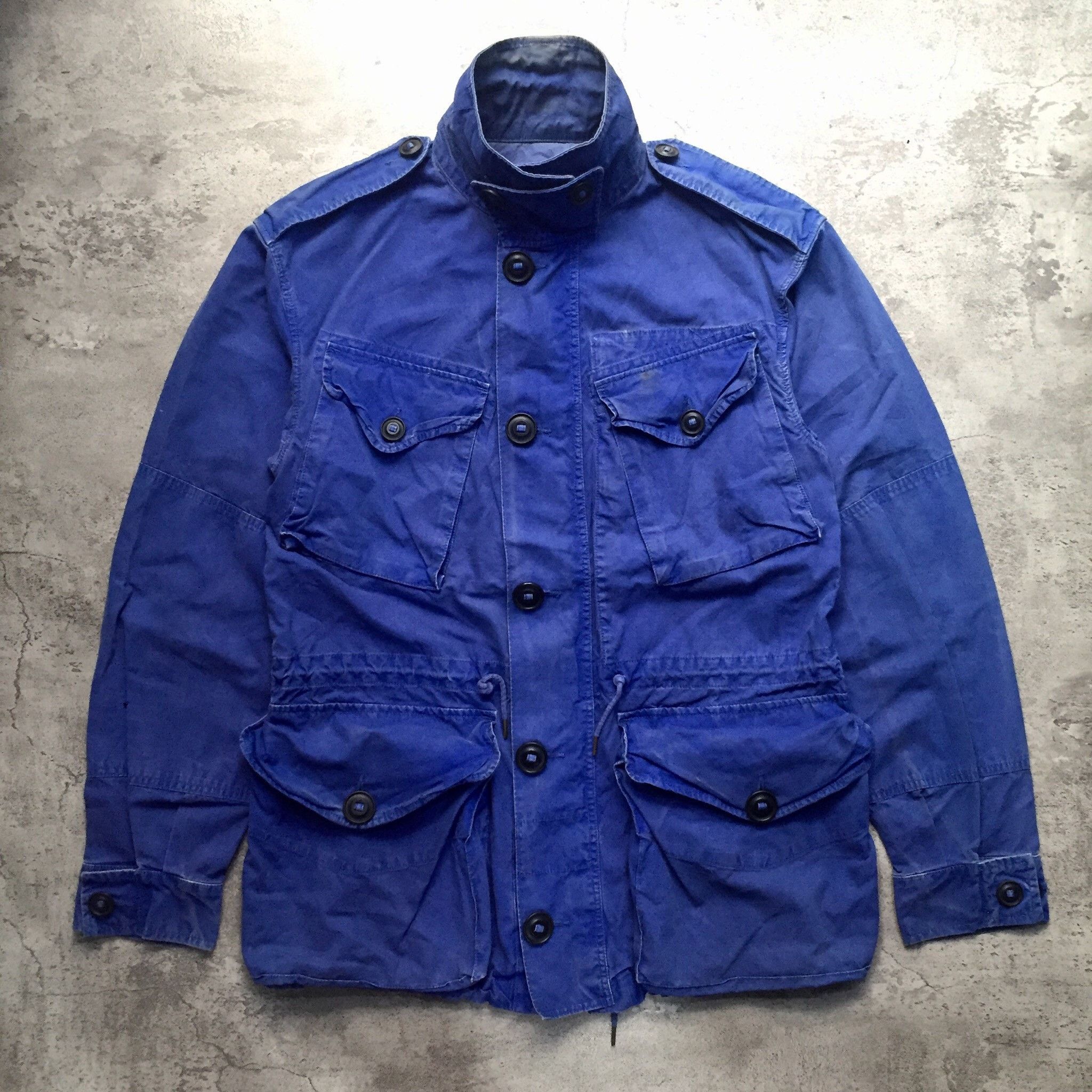 Polo Ralph Lauren Polo RL M65 Washed Blue Slang Multipocket Jacket M-L Size US M / EU 48-50 / 2 - 1 Thumbnail