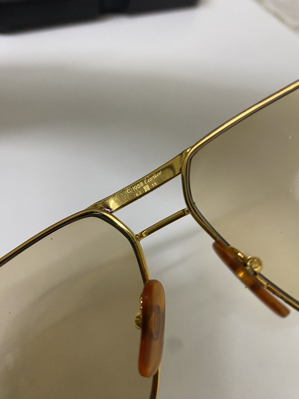 Cartier Vintage 1988 Cartier aviator Sunglasses in gold frame Size ONE SIZE - 3 Thumbnail