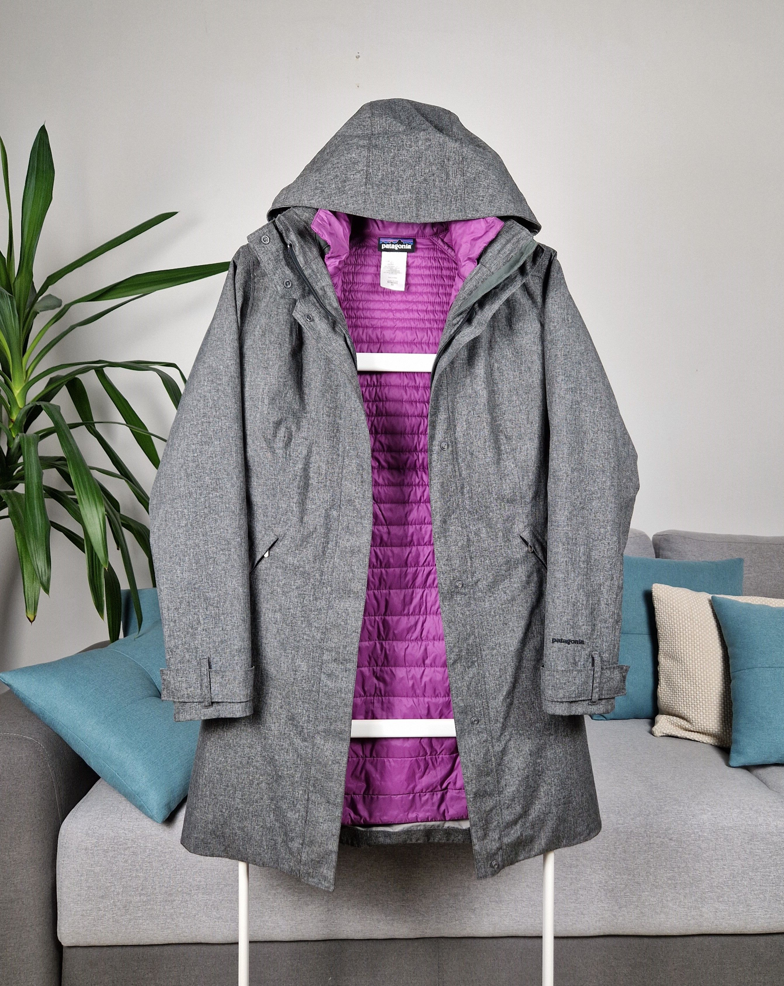 image of Patagonia Women's All Season Coat Jacket 3In1 Grey Outdoor (Size XS)