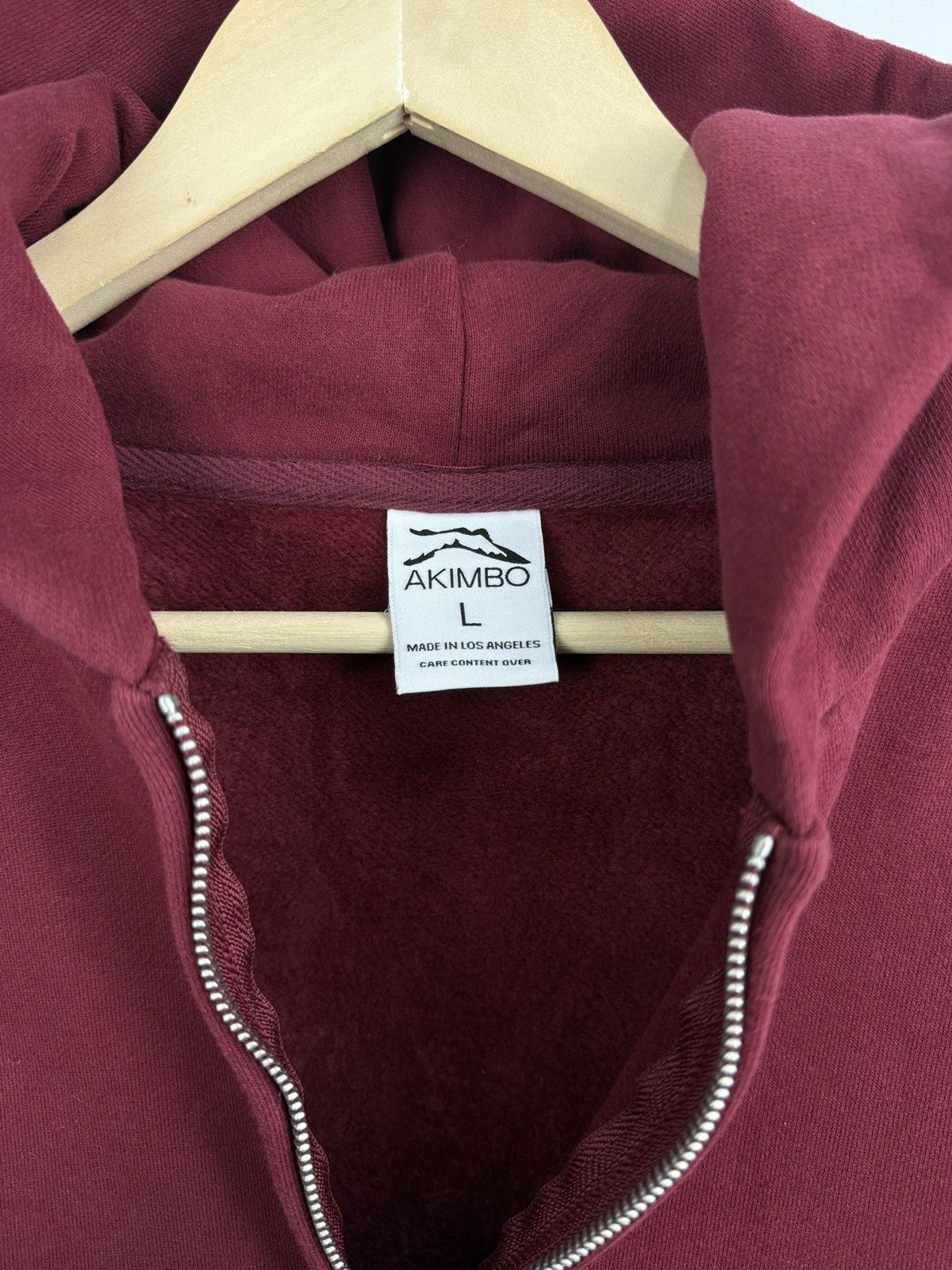 Akimbo Club 🇺🇸 Akimbo Club Zip Hoodie Heavyweight Cotton USA Boxy Fit Y2K Size US L / EU 52-54 / 3 - 5 Thumbnail