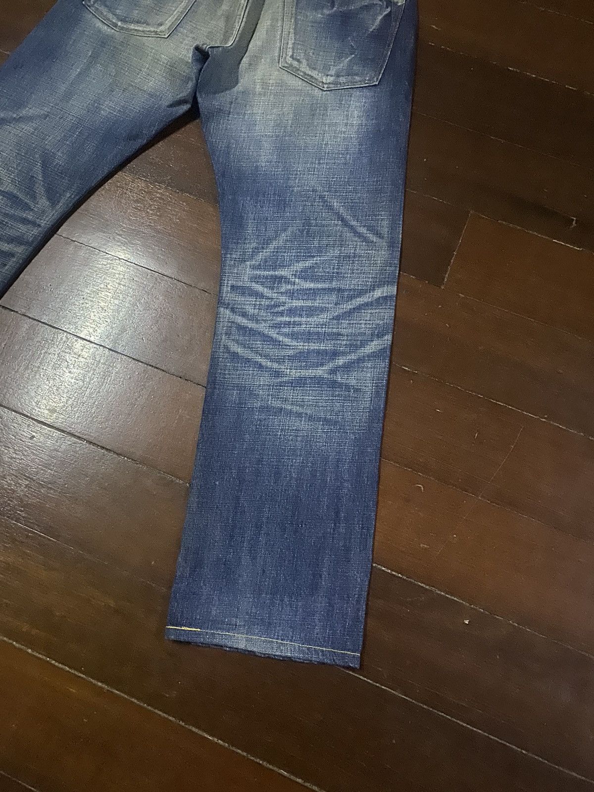 Eternal × Japanese Brand × Warehouse Rare Eternal Japan Distressed Denim mud wash clawmark Jeans Size US 35 - 4 Thumbnail