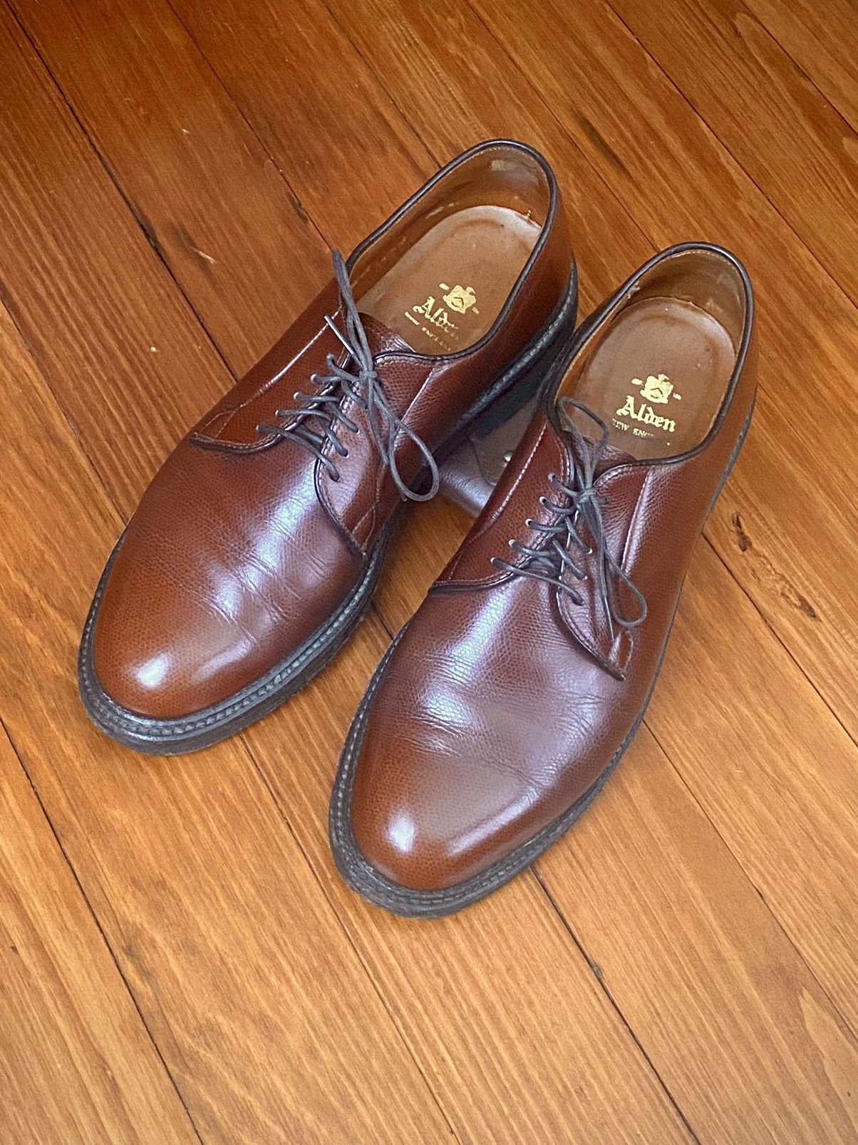 Alden Alden 947, All Weather Walker, Brown Alpine Grain Calfskin Grailed