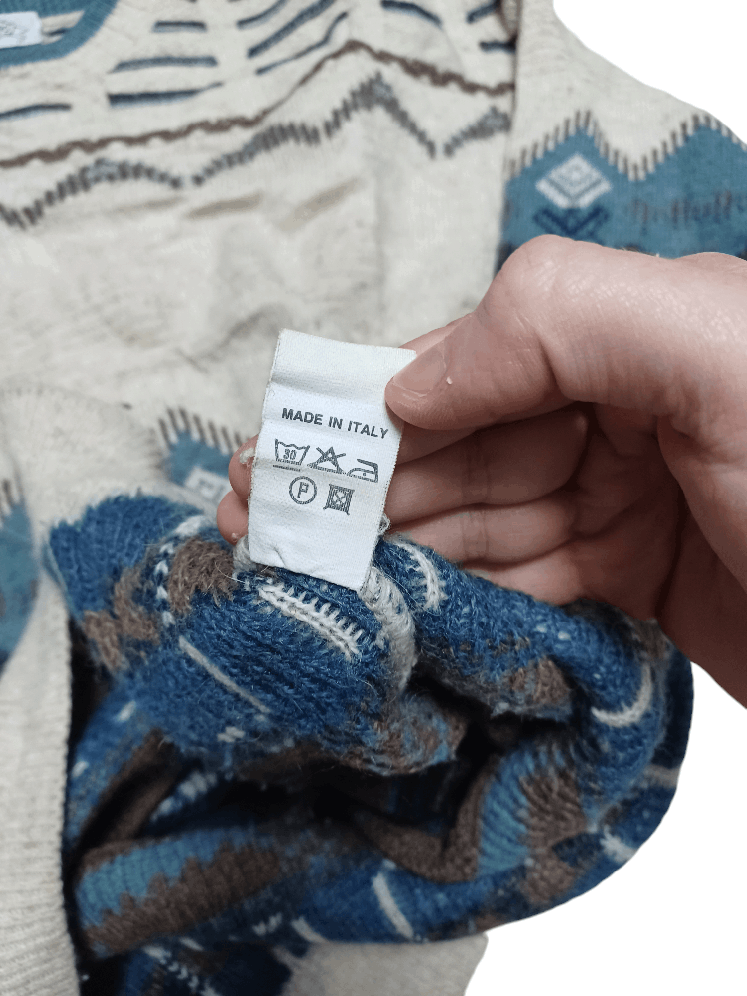 Other VINTAGE 90S MADE IN ITALY WOOL OLDMONEY SWEATER Size US M / EU 48-50 / 2 - 5 Thumbnail