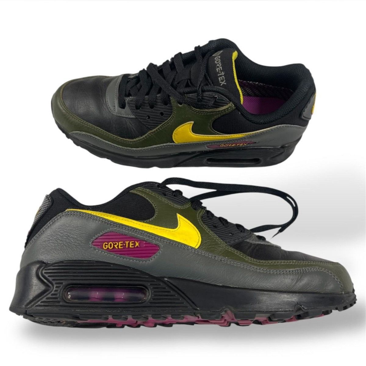 Nike Nike air max 90 goretex black cargo khaki tour yellow mens 9 Size US 9 / EU 42 - 1 Thumbnail