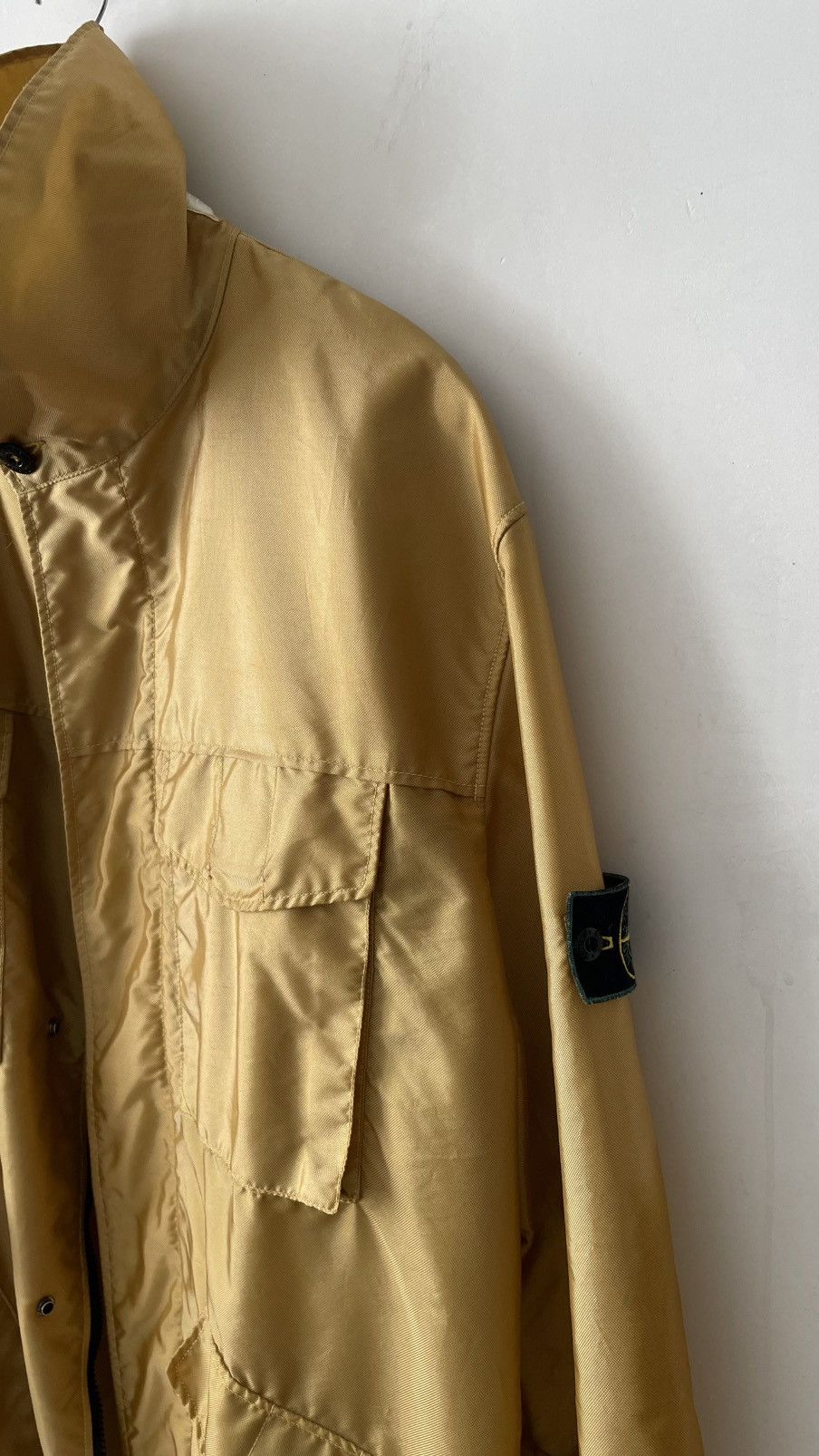 Stone Island archival stone Island formula steel gold shimmer 1996 Size US L / EU 52-54 / 3 - 9 Thumbnail