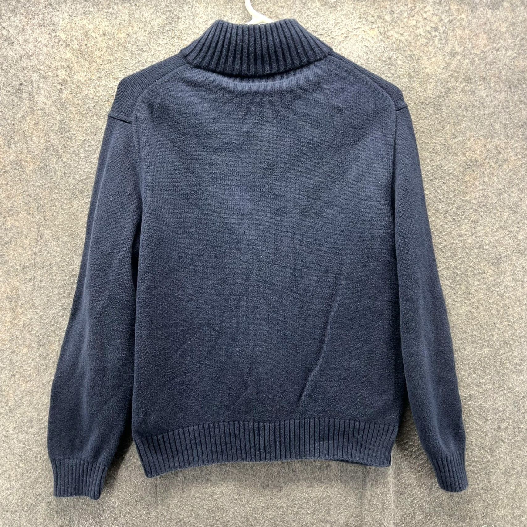 Polo Ralph Lauren VINTAGE Polo Ralph Lauren Pullover Sweater Mens M Blue 1/4 Zip Mock Neck Polo Pony Logo Navy Size US M / EU 48-50 / 2 - 2 Thumbnail