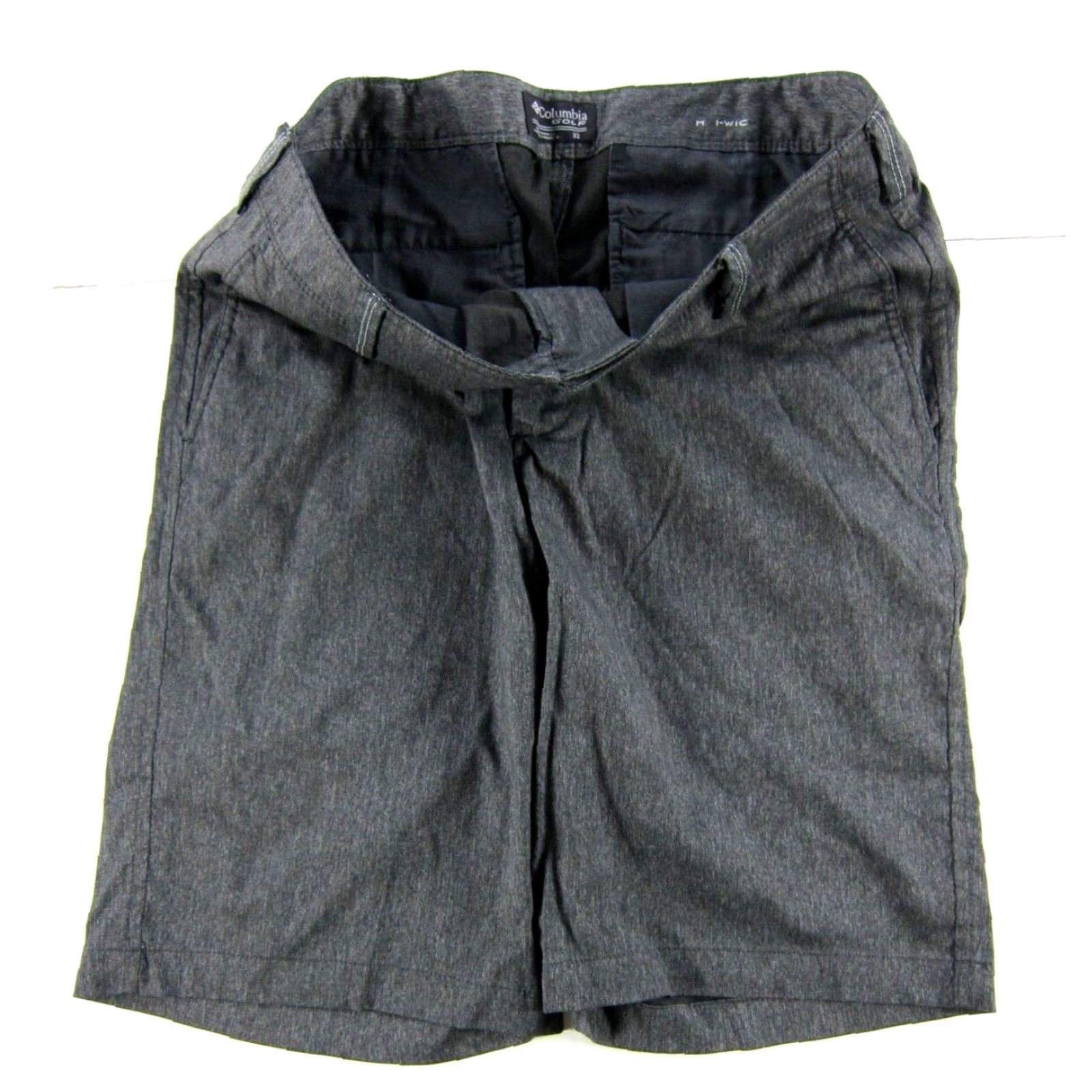 Vintage Columbia Omni-Wick Grey Nylon Stretch Golf Chino Shorts Men 32 Size US 32 / EU 48 - 4 Thumbnail