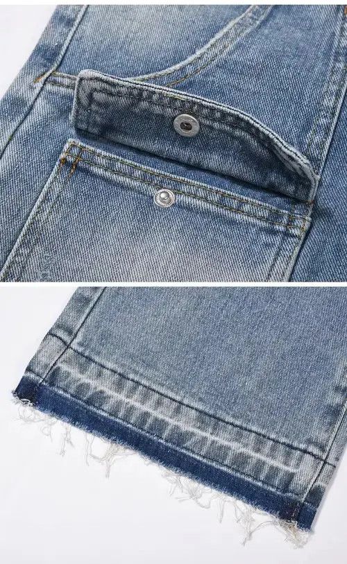 Designer × Japanese Brand × Vintage faded flared carpenter skate jeans Size US 32 / EU 48 - 2 Thumbnail