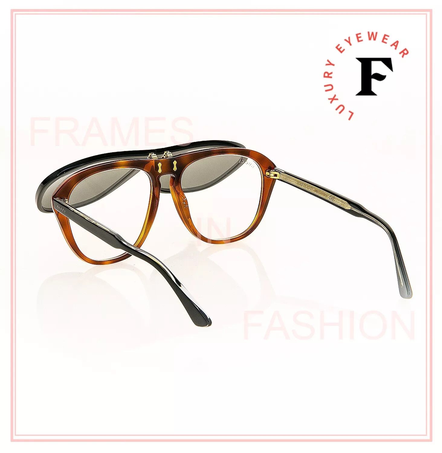 Gucci GUCCI AUTHENTIC 0087 Black Aviator Sunglasses GG0087 003 Size ONE SIZE - 7 Thumbnail