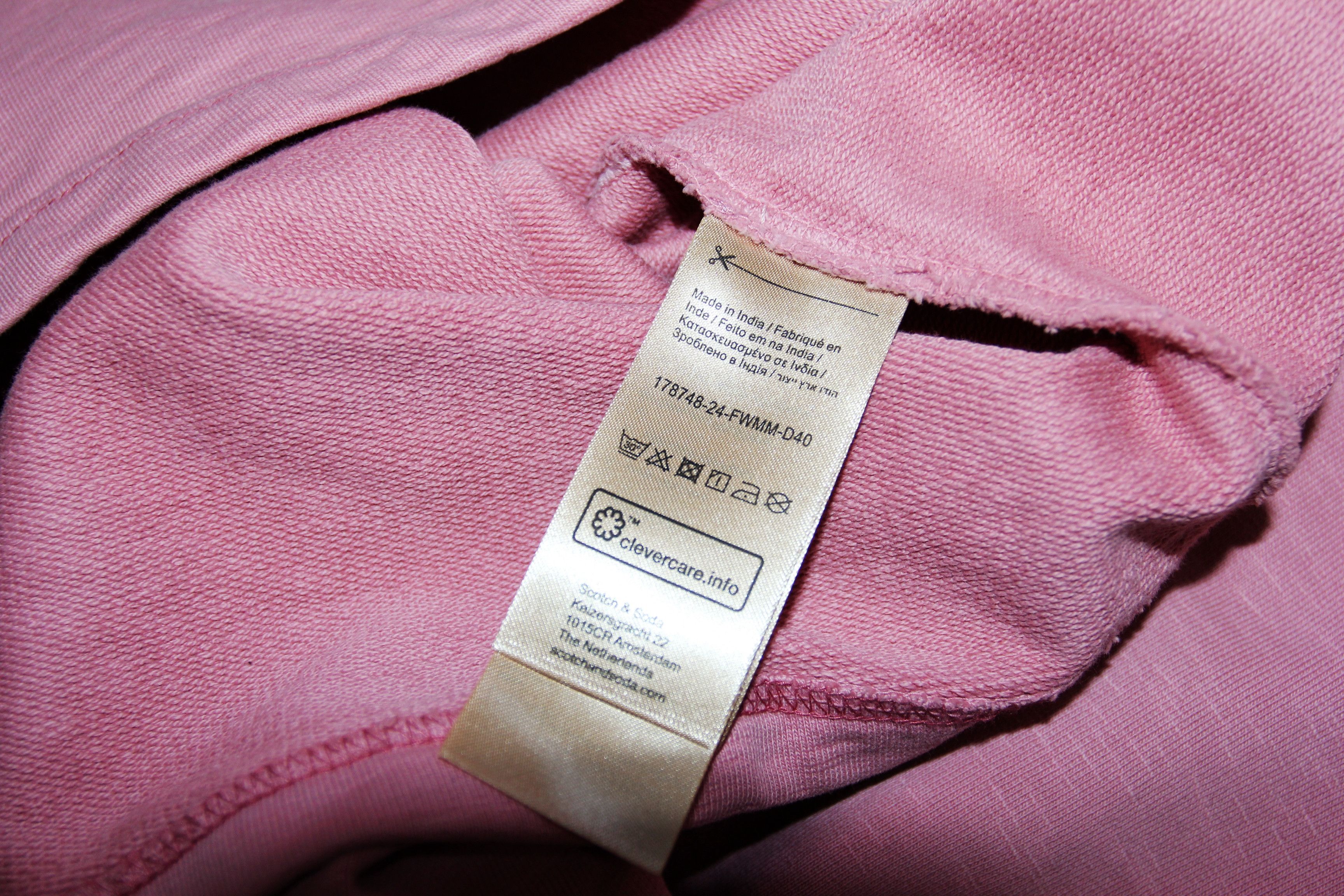 Scotch & Soda BNWT AW24 SCOTCH & SODA PINK SWEATSHIRT S Size US S / EU 44-46 / 1 - 9 Thumbnail