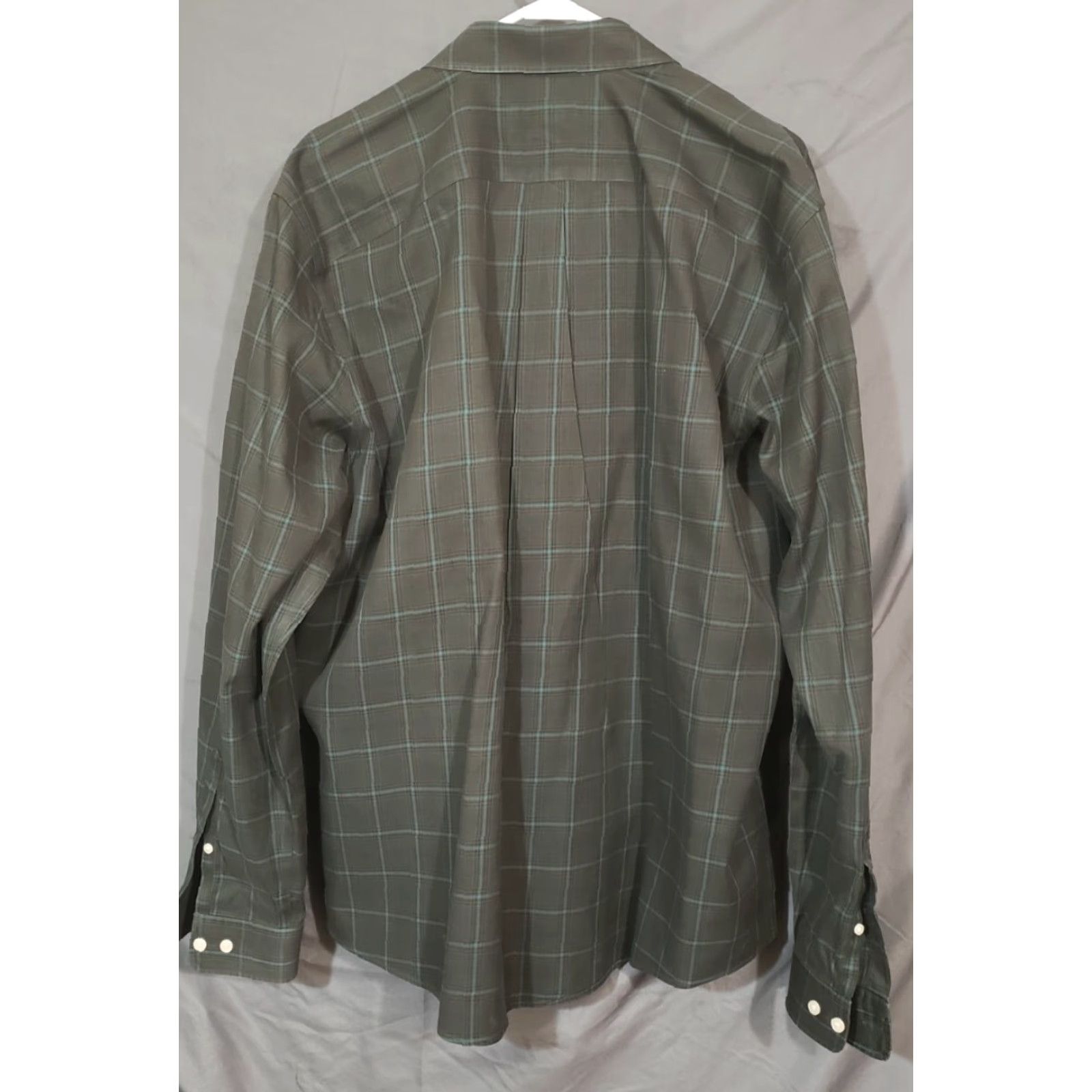 Eddie Bauer Eddie Bauer Shirt Men's 2XL Button-Up Classic Fit Wrinkle Free Plaid Gray Cotton Blend Button-Front Reusable 2XL Size US XXL / EU 58 / 5 - 5 Thumbnail