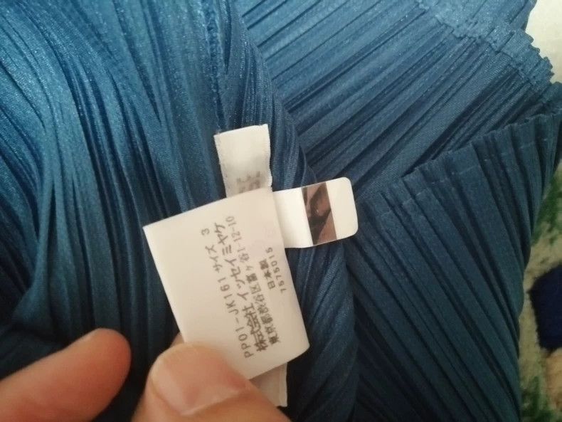 Issey Miyake issey miyake size:3 Blue long-sleeved top 2505-Nextarrow Size XXS / US 00 / IT 34 - 4 Thumbnail