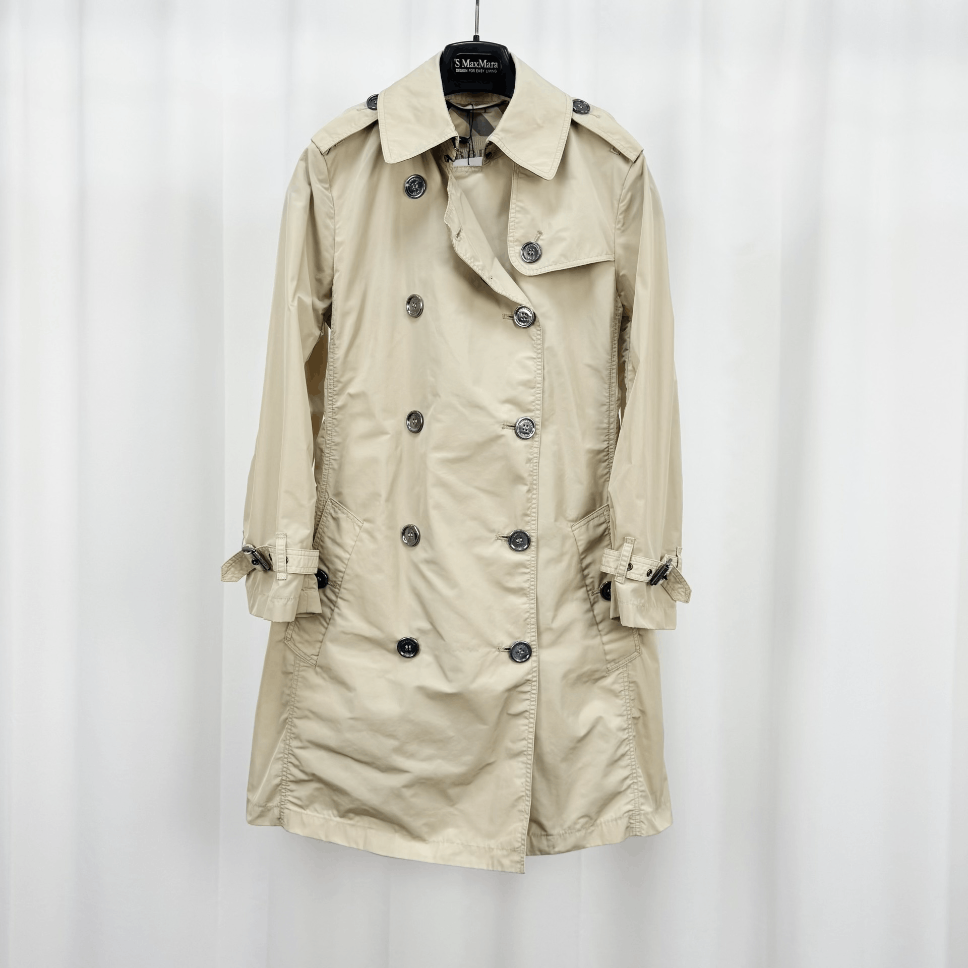 Burberry Burberry Double-Breasted Trench Coat Size XXS / US 00 / IT 34 - 1 Thumbnail