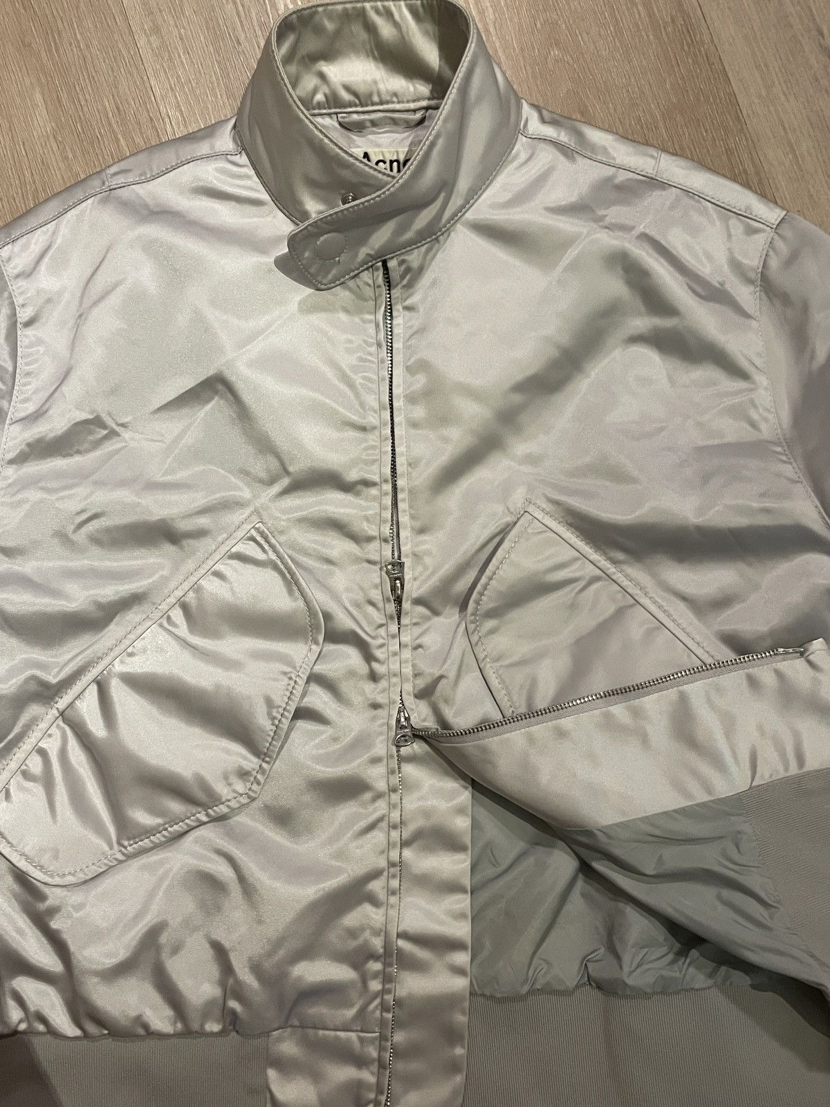 Acne Studios Acne Studios Mito Silver Jacket Size US L / EU 52-54 / 3 - 3 Thumbnail