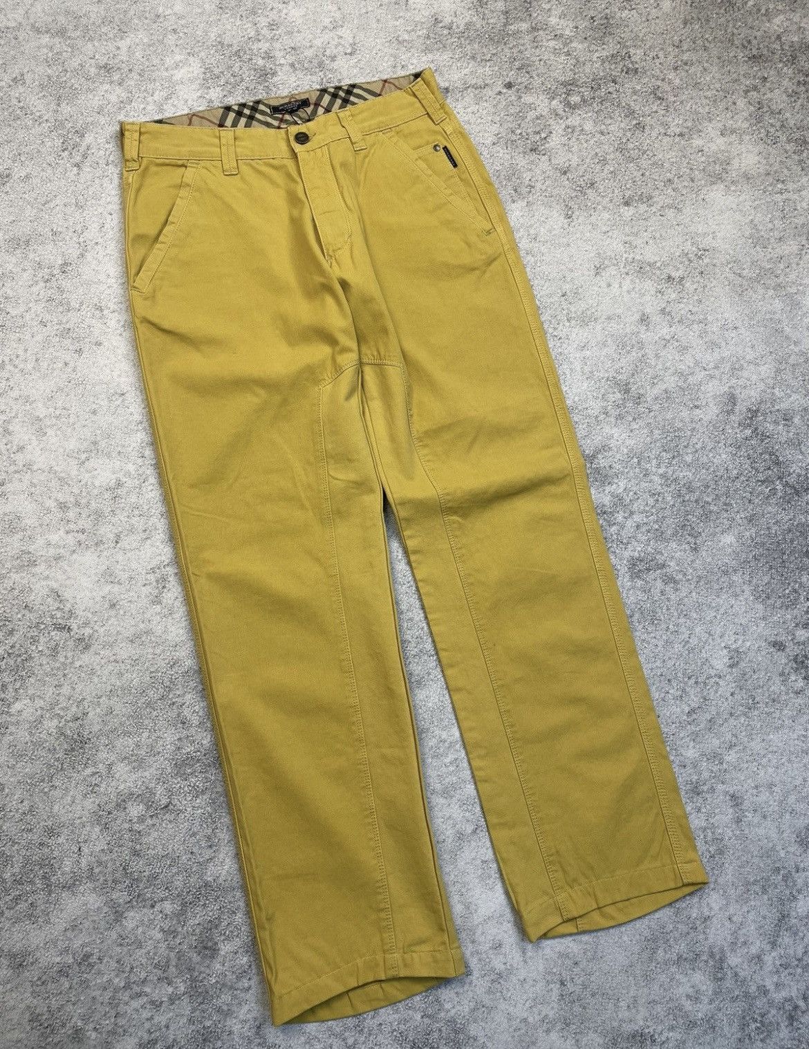 Vintage 90s Burberry nova check Brit Lightwash Denim Jeans