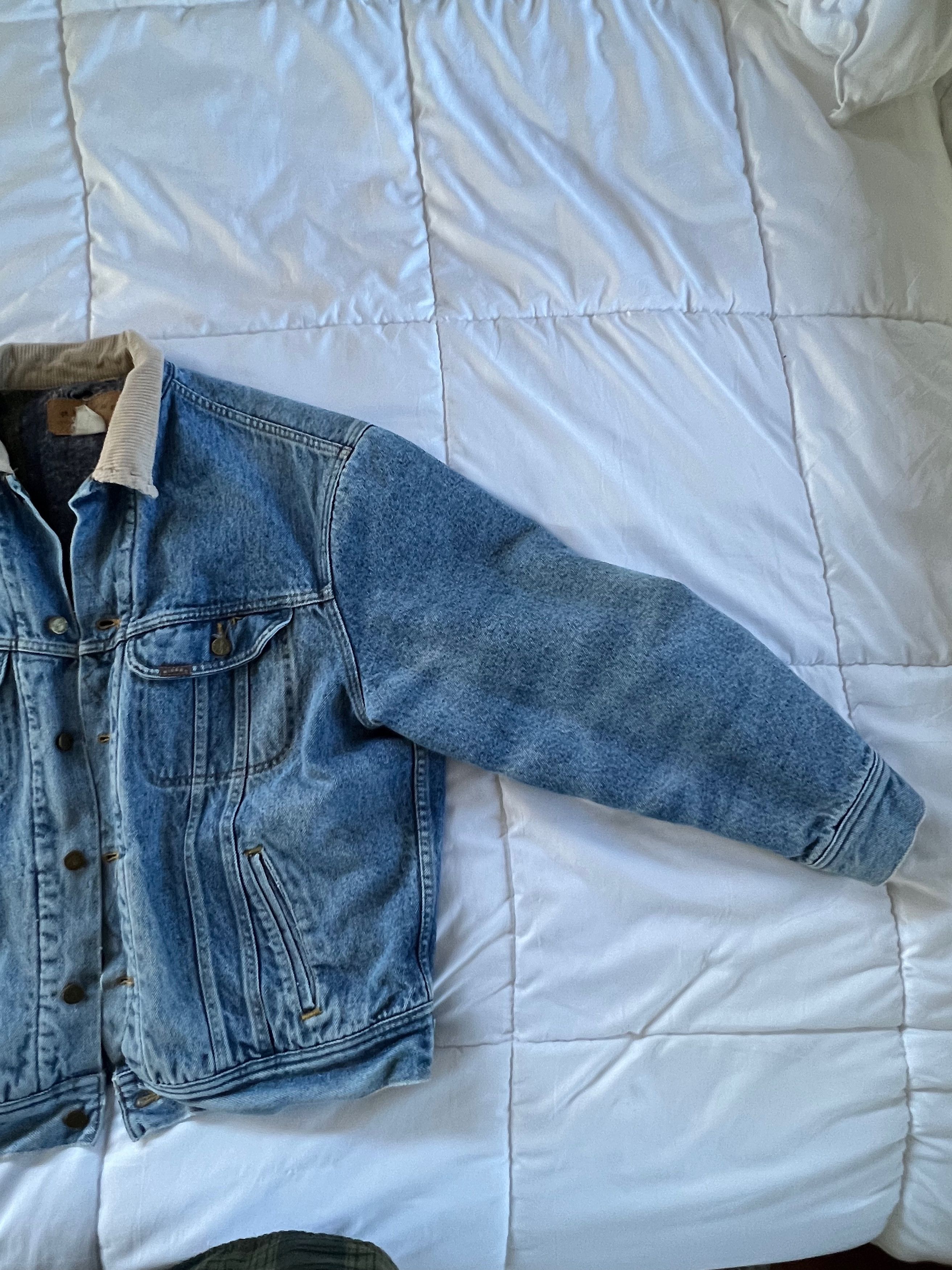 Vintage Vintage Riders Blanket Lined Jean/Denim Trucker Jacket Size US M / EU 48-50 / 2 - 5 Thumbnail