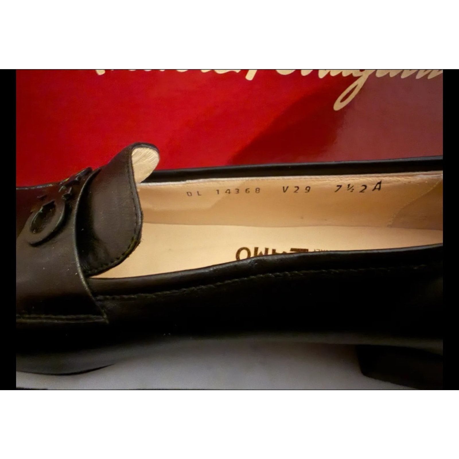 Salvatore Ferragamo Vintage Rare Salvatore Ferragamo Gancini Loafers Black 7.5AA Size US 7.5 / IT 37.5 - 3 Thumbnail