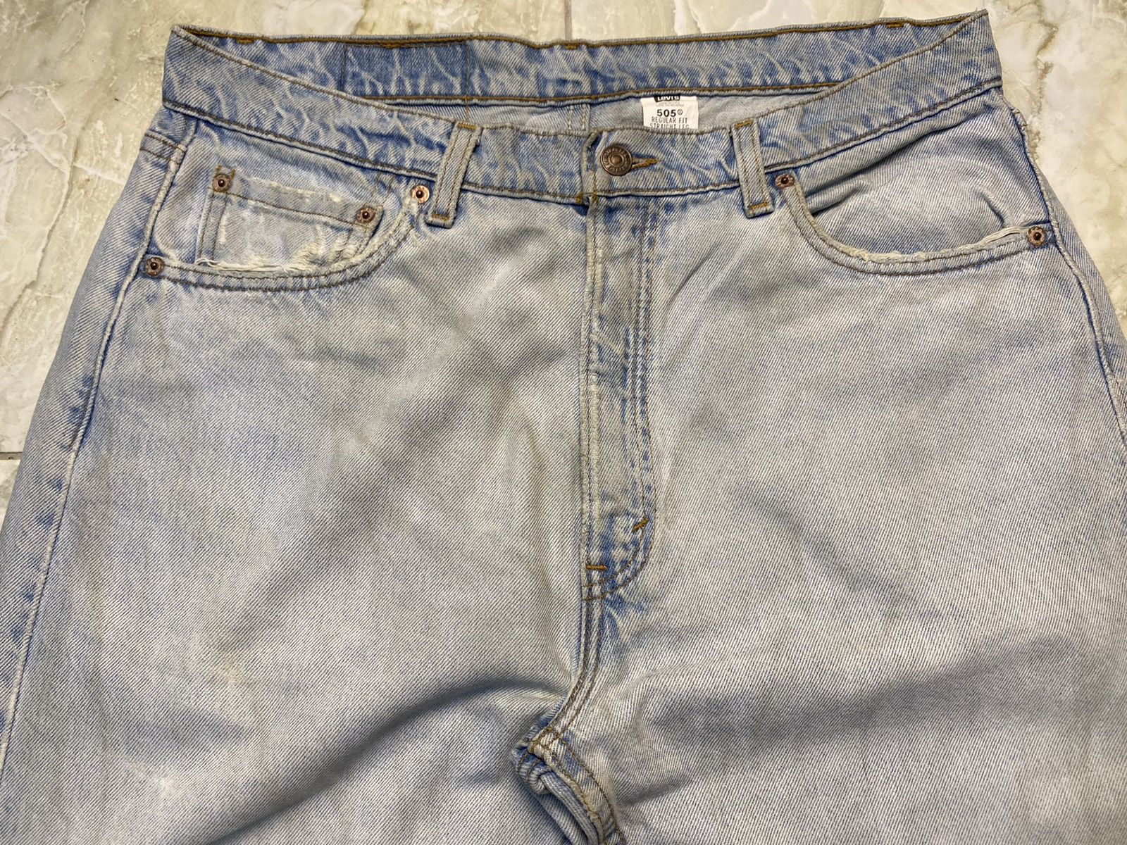 Levi's VINTAGE LEVIS 505 REGULAR FIT Size US 34 / EU 50 - 9 Thumbnail