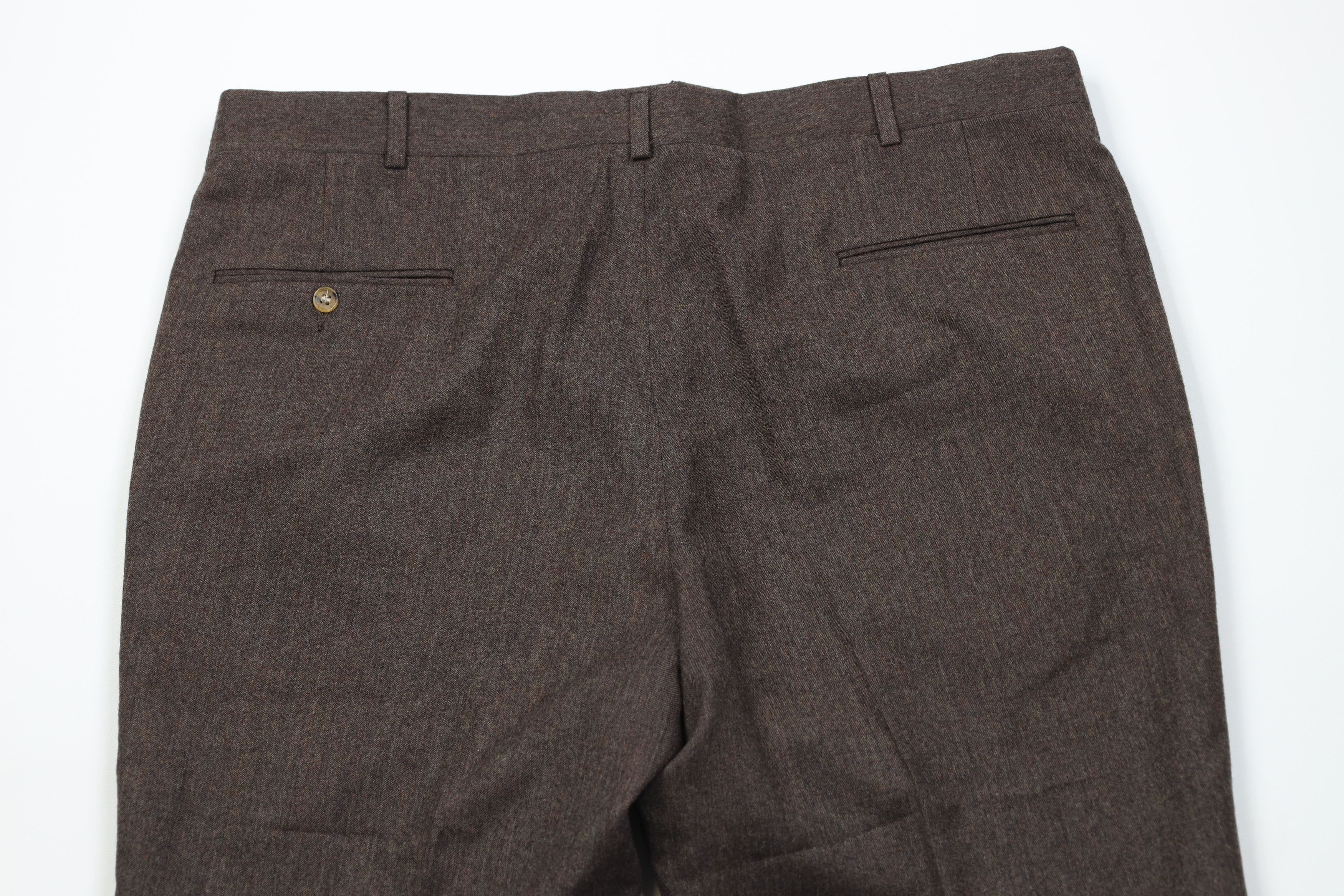 Vintage Vintage 70s Streetwear Flannel Knit Wide Leg Chino Pants USA Size US 38 / EU 54 - 10 Thumbnail