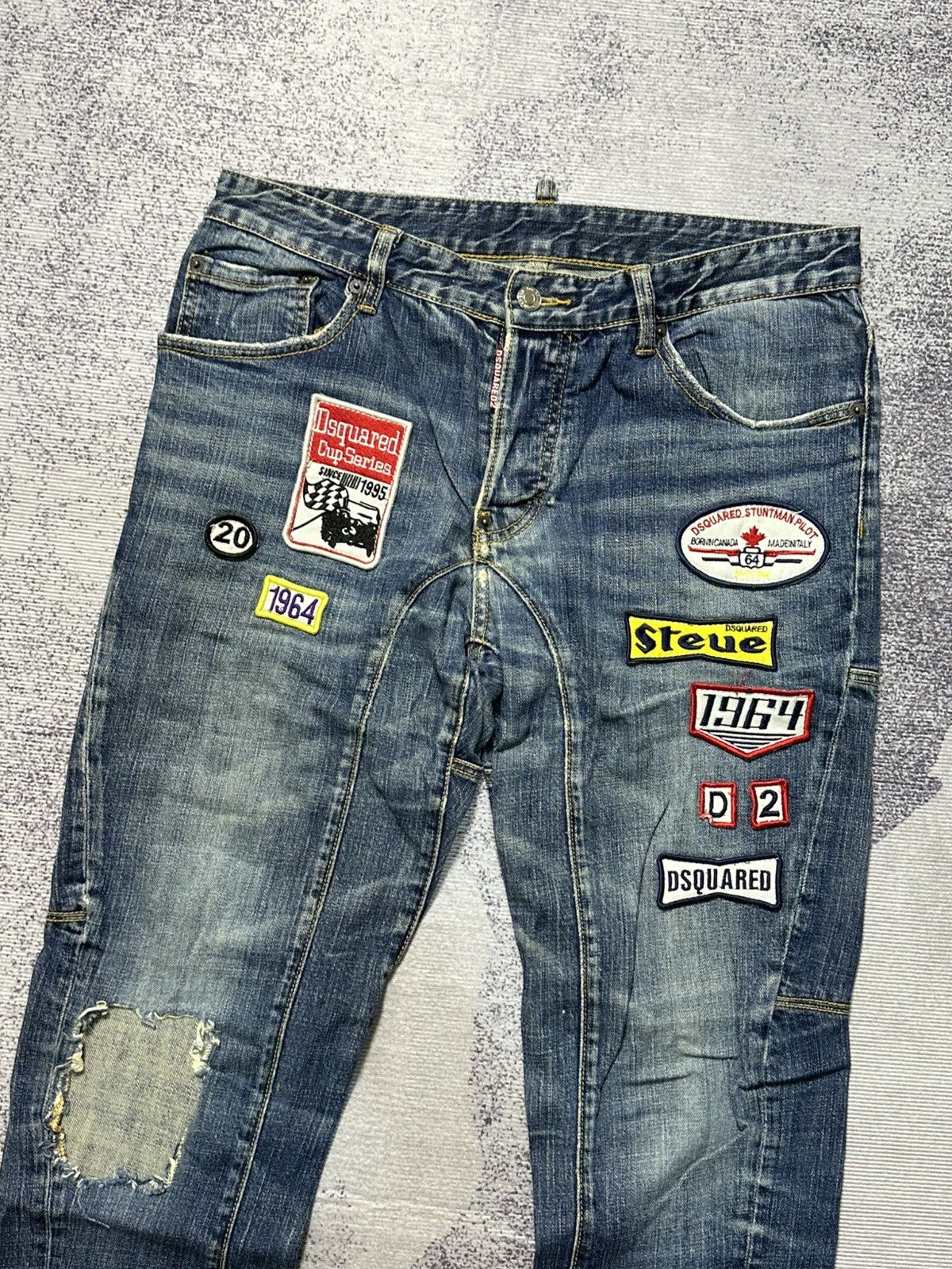 Hysteric Glamour Hysteric Glamour Patchwork Denim Size US 33 - 3 Thumbnail