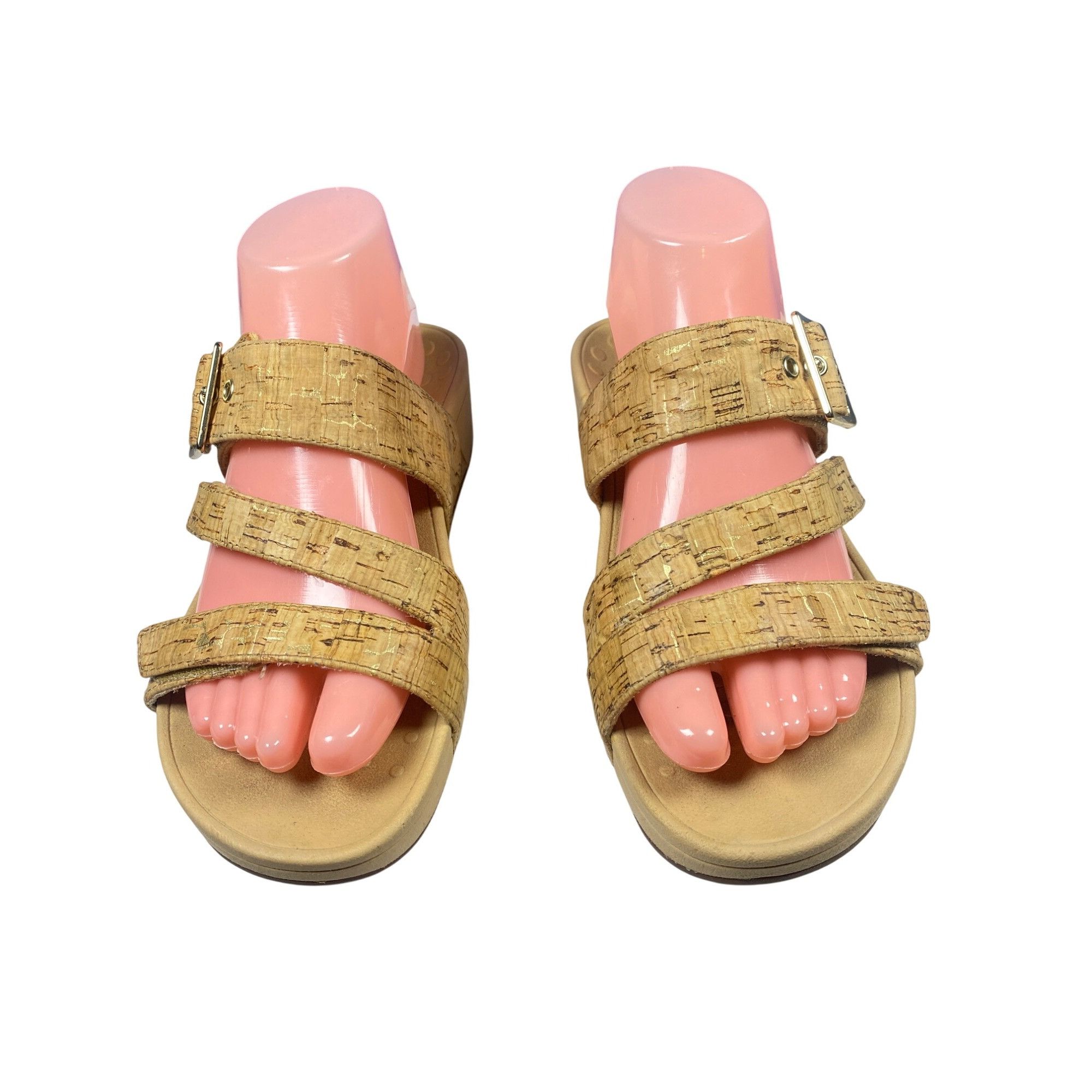 Vionic Vionic Pacific Rio Gold Slide On Sandals Women's 8 Size US 8 / IT 38 - 2 Thumbnail
