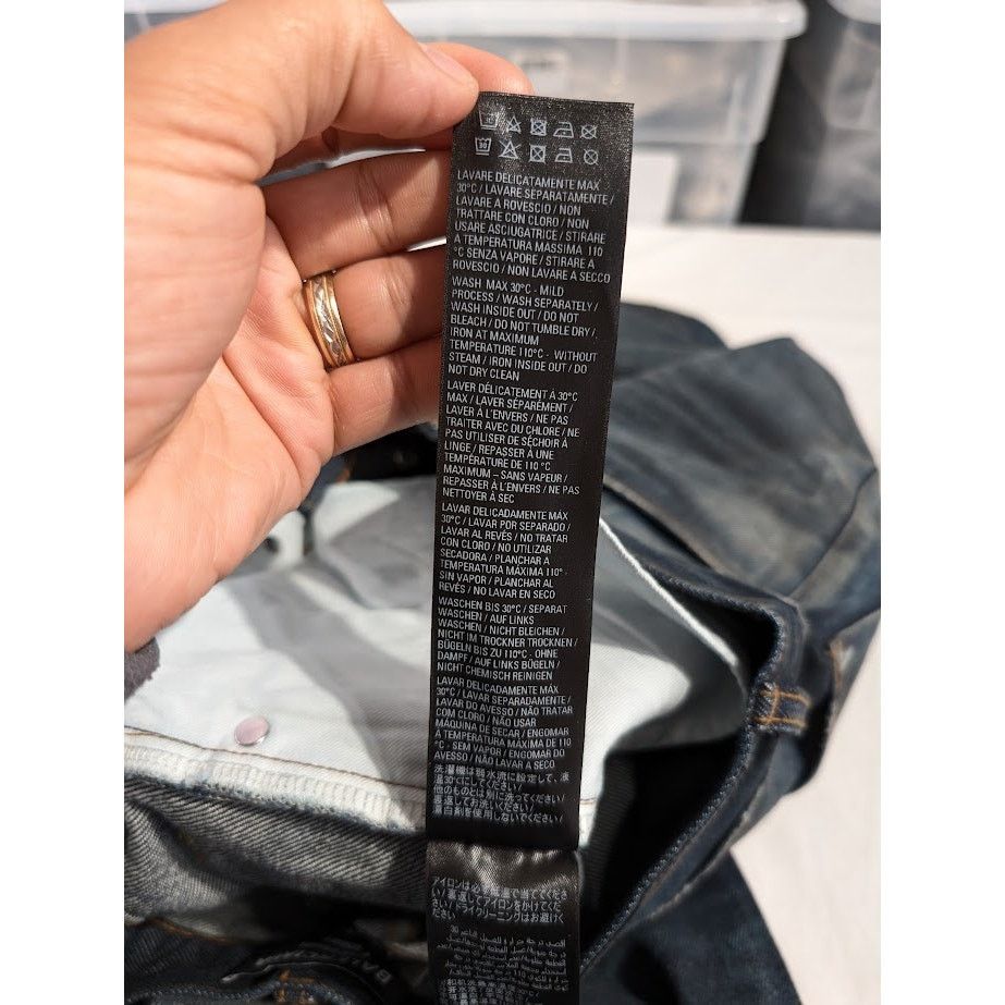 Balenciaga o1rshd1 Normal Fit Pants Organic Japanese Twill in Blue Size US 28 / EU 44 - 19 Thumbnail