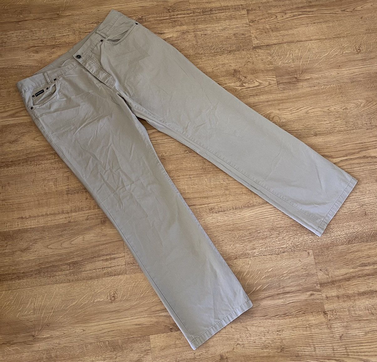 Yves Saint Laurent Yves Saint Laurent Pocket Logo Pants x Luxury x Vintage Size US 38 / EU 54 - 3 Thumbnail