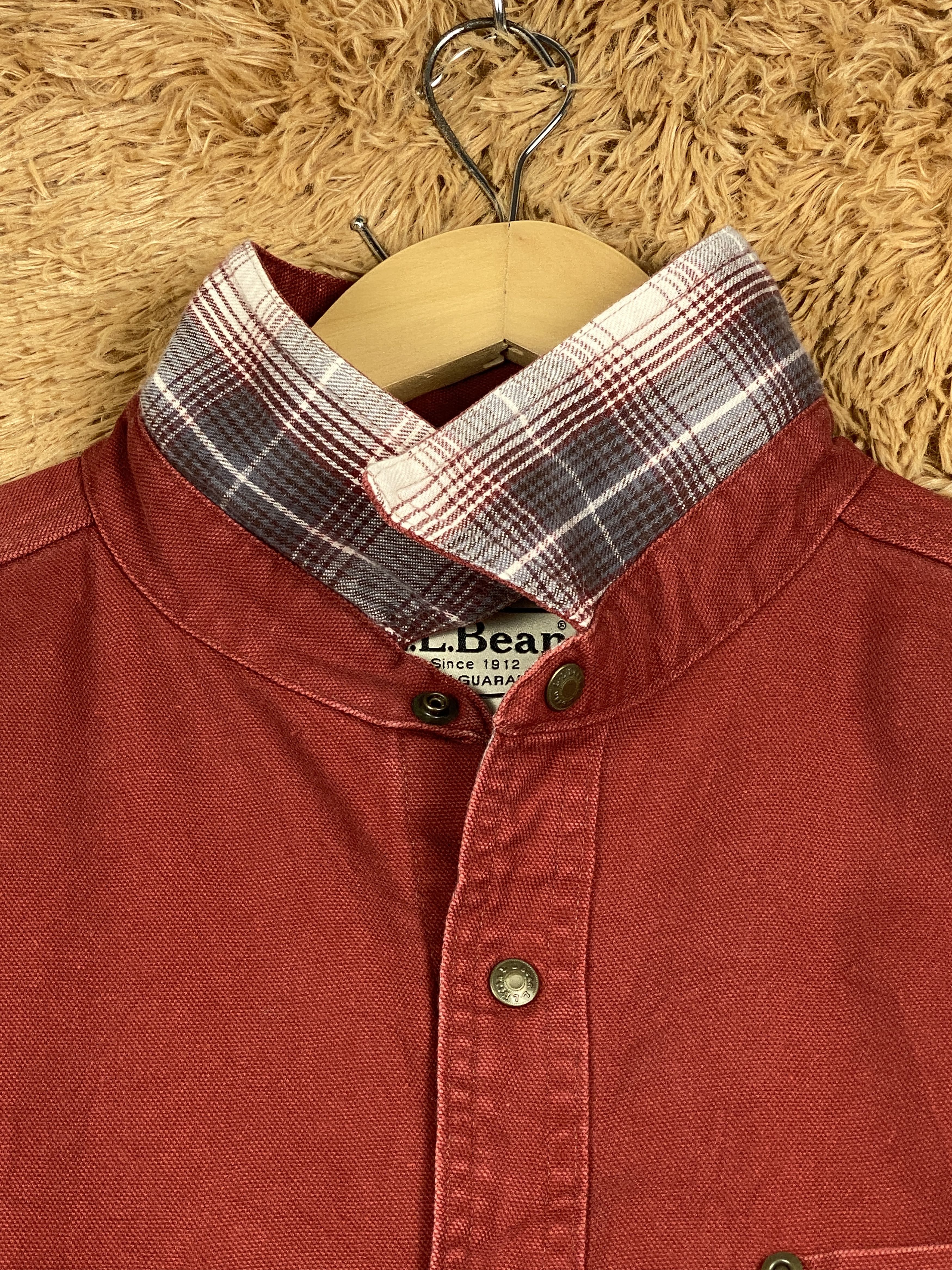L.L. Bean Vintage L.L. Bean Checkered Lining Jacket Outwear J1708 Size US XL / EU 56 / 4 - 3 Thumbnail