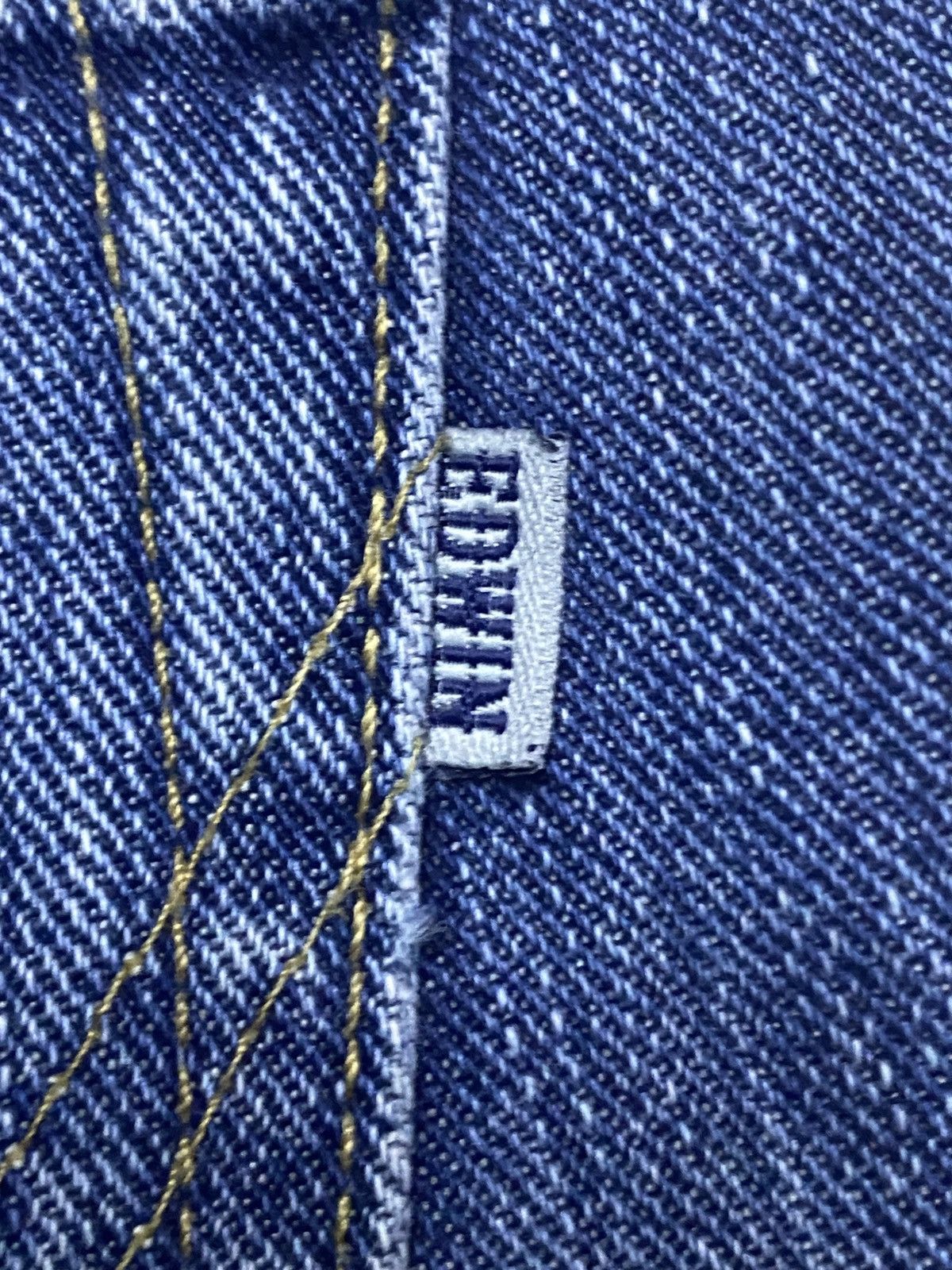 Edwin Vintage Edwin 402 Blue Wash Straight Jeans Size US 34 / EU 50 - 10 Thumbnail