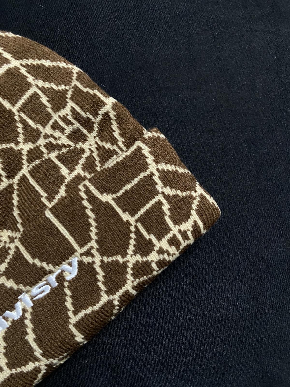 Japanese Brand Rare Advisry Spiderweb No Cuff Knit Skull Cap Brown Beanie Size ONE SIZE - 4 Thumbnail