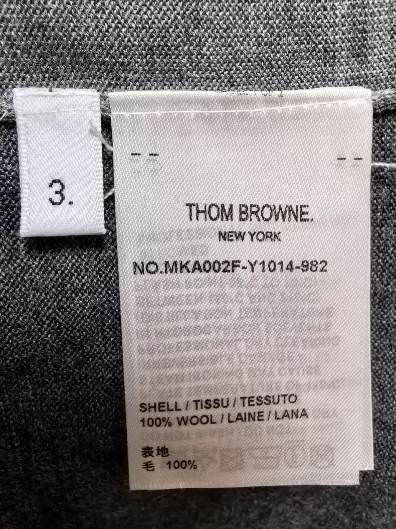 Thom Browne Thom browne Color-blocked wool sweater 2503-Nextarrow Size US L / EU 52-54 / 3 - 9 Thumbnail