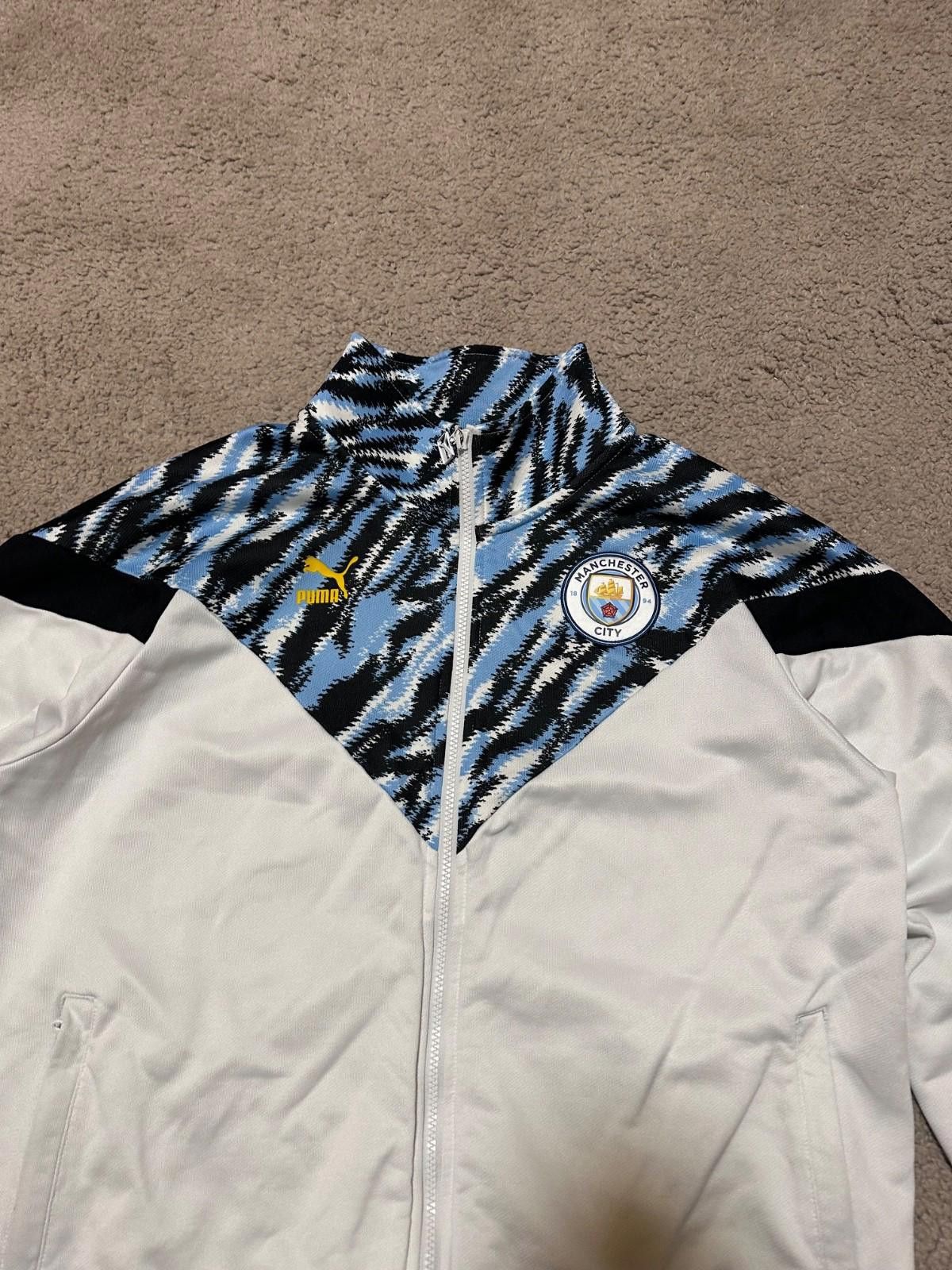 Puma Manchester City 2020 training football zip jacket PUMA XXL Size US XXL / EU 58 / 5 - 5 Thumbnail