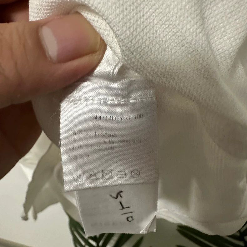 Givenchy 10088 White Zip-Up Short Sleeve Polo