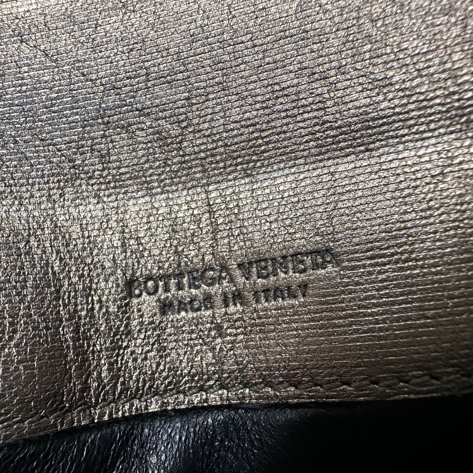 Bottega Veneta Bottega Veneta Intrecciato Woven Black Leather Long Wallet Size ONE SIZE - 5 Thumbnail