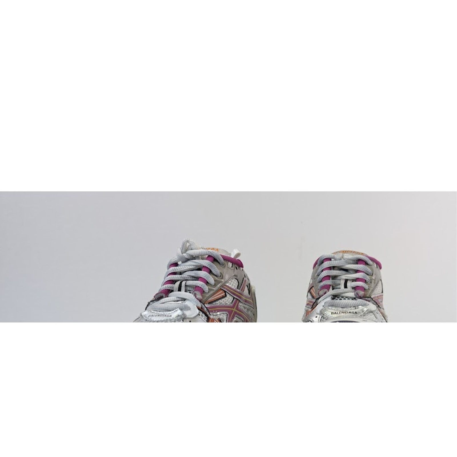 Balenciaga o1rshd1 Runner Sneakers in Multicolor / Mesh / Rubber Size US 13 / EU 46 - 8 Thumbnail