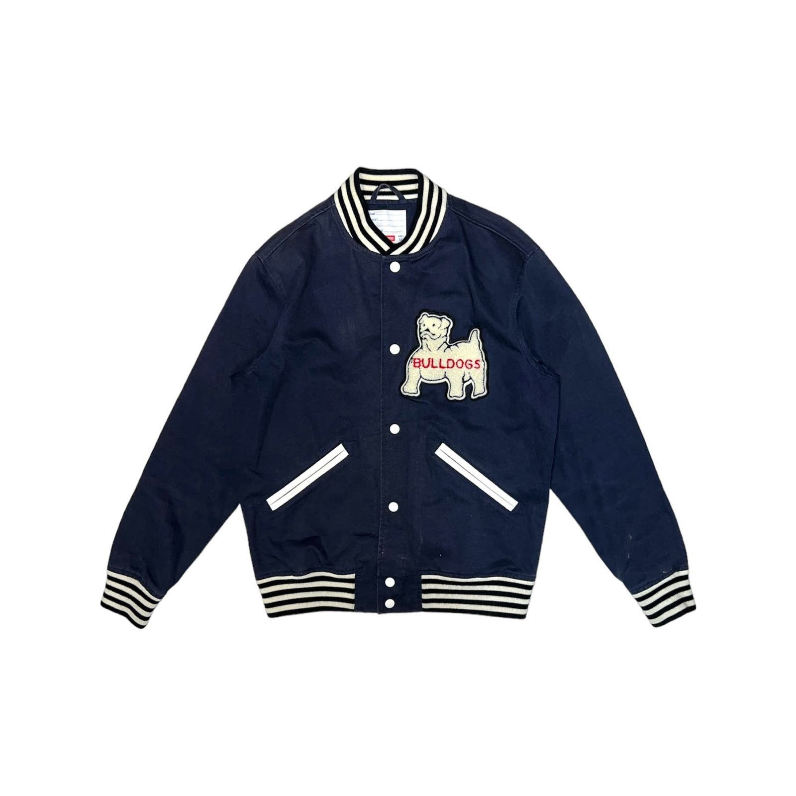 Supreme Bulldog Varsity Jacket | Grailed