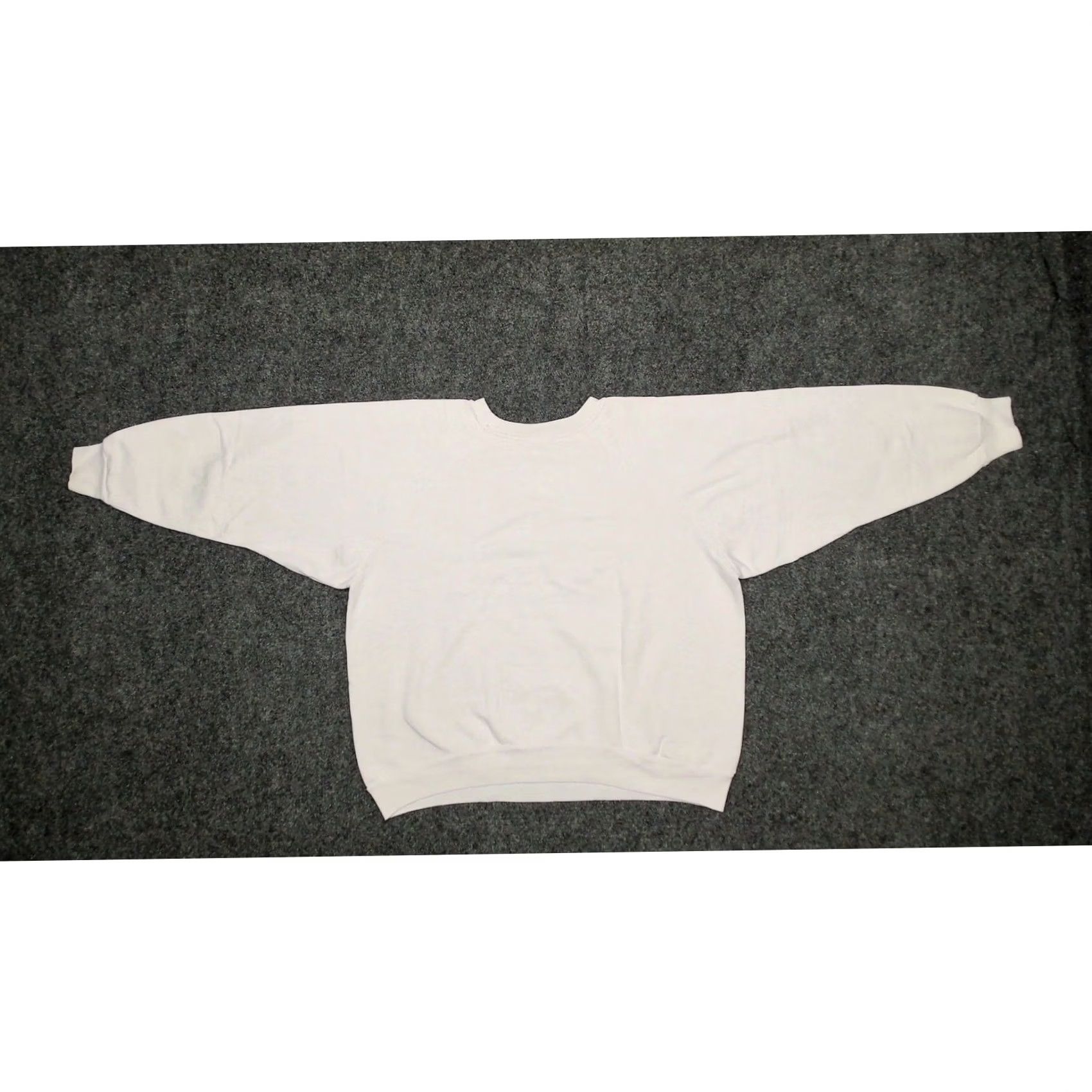 Vintage VINTAGE Discus Athletic 80s Sweatshirt White Womens XL Boxy Slouchy Batwing Raglan Crew Neck Pullover Horse Graphic Size XL / US 12-14 / IT 48-50 - 6 Thumbnail
