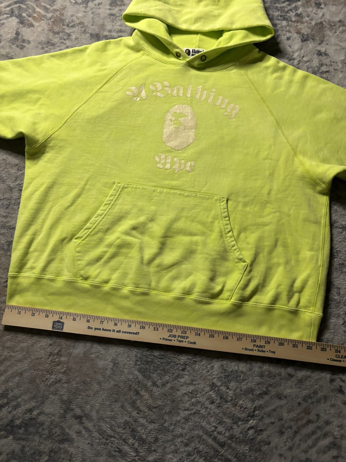 Bape Bape Green Pullover Hoodie Size US L / EU 52-54 / 3 - 6 Thumbnail