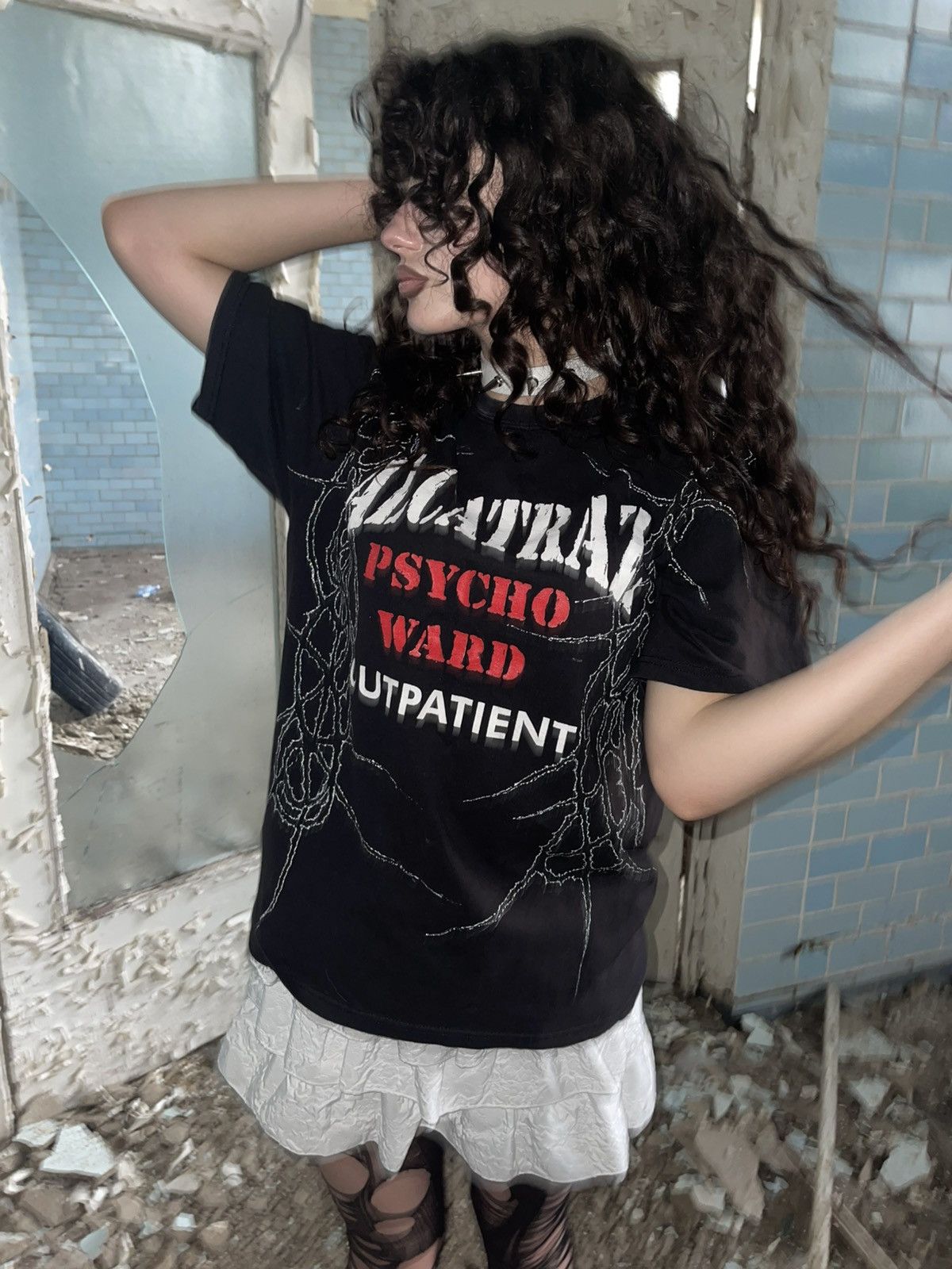 Affliction Cyber Alcatraz y2k tribal nin slayer affliction custom Size US M / EU 48-50 / 2 - 2 Thumbnail