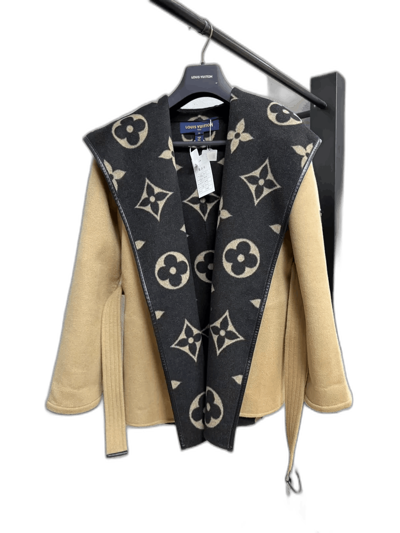 Louis Vuitton Louis Vuitton Khaki Monogram Coat Size S / US 4 / IT 40 - 1 Thumbnail