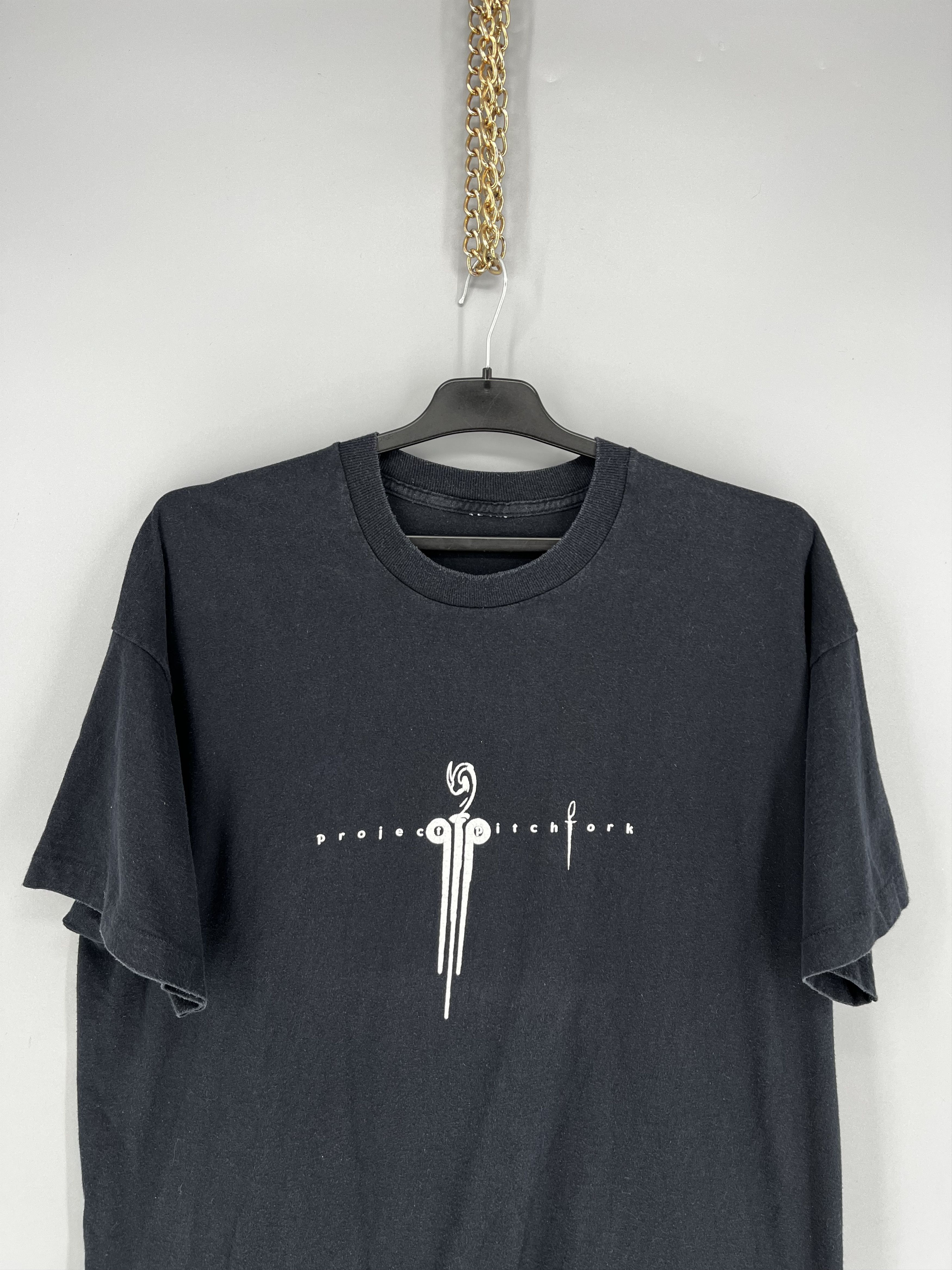Band Tees VTG PROJECT PITCHFORK 90s T SHIRT XL GOTHIC RARE PREOWNED Size US XL / EU 56 / 4 - 6 Thumbnail