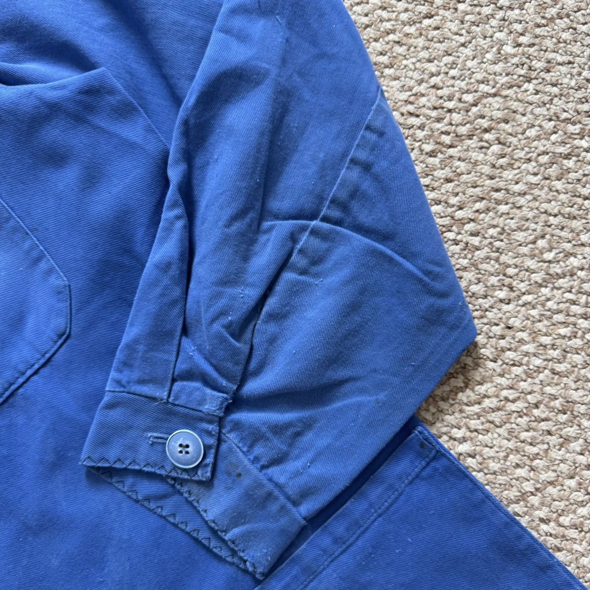 Le Laboureur Vintage french distressed workwear faded jacket Size US L / EU 52-54 / 3 - 8 Thumbnail