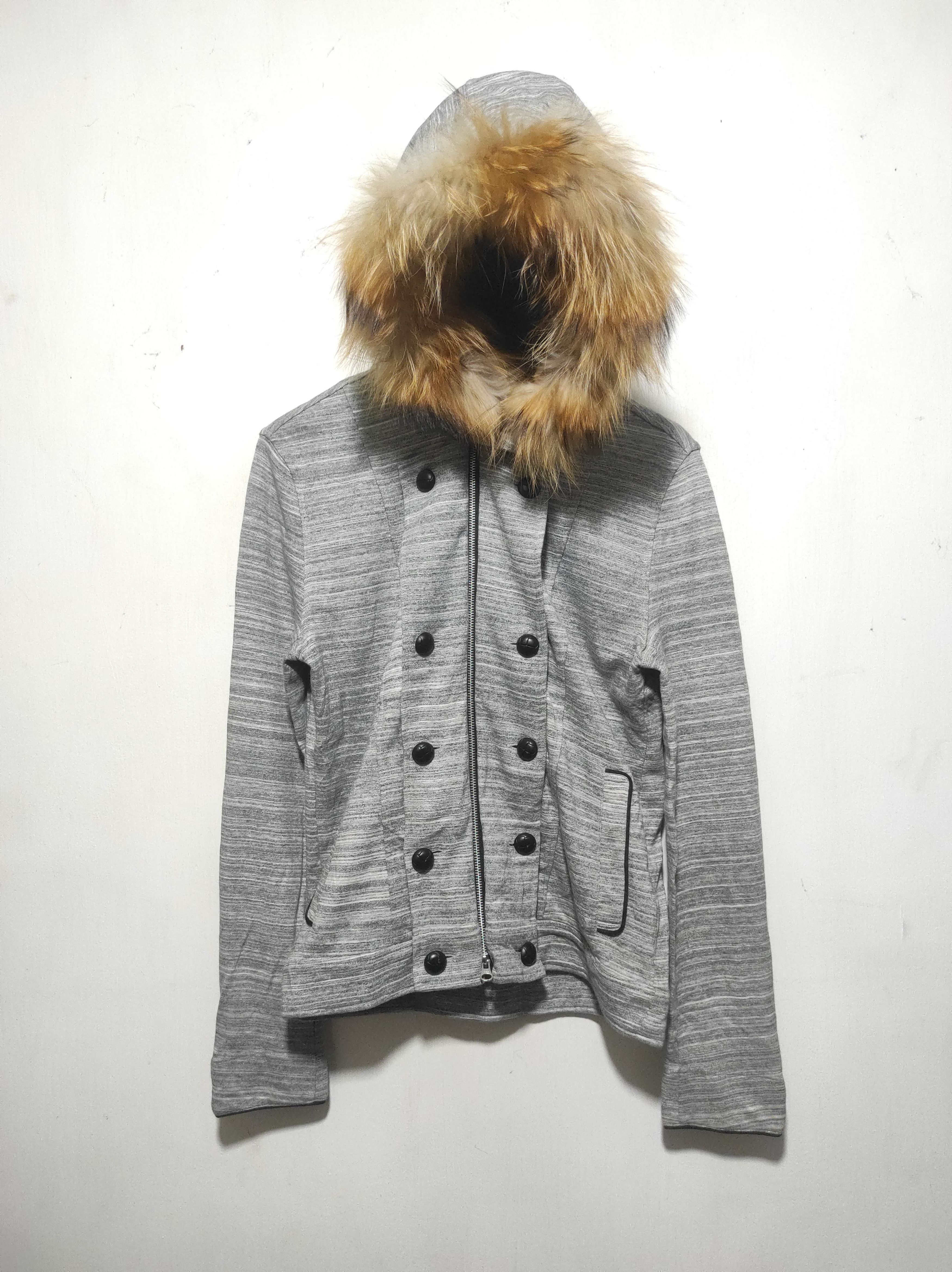 If Six Was Nine Michel Klein Double zip fur hoodie i6w9 LGB style Size US S / EU 44-46 / 1 - 4 Thumbnail