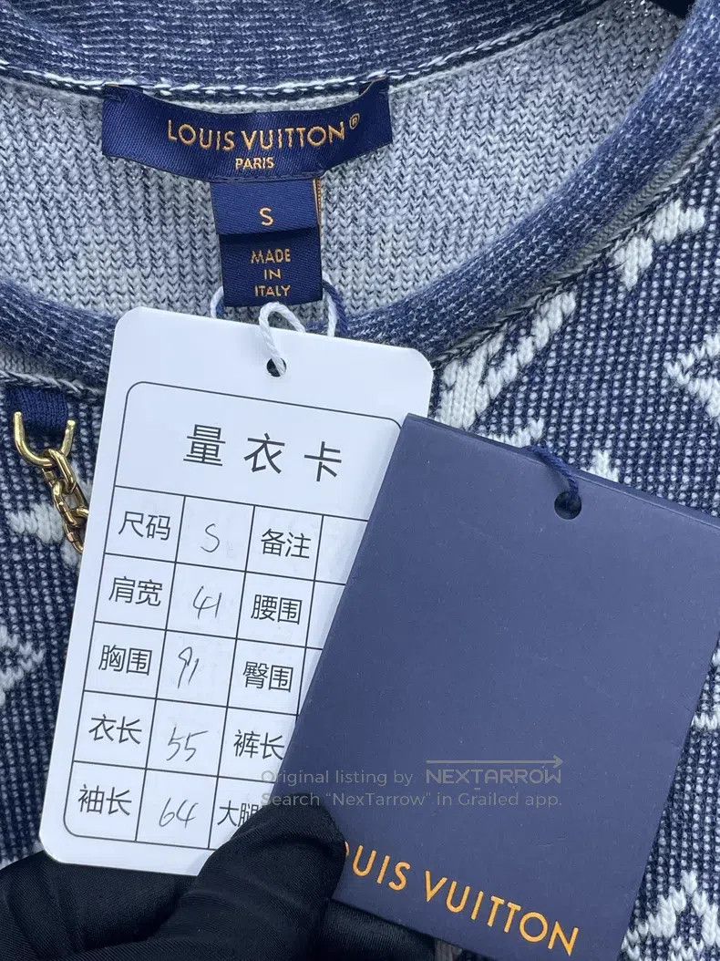Louis Vuitton Louis Vuitton Presbyopia full print chain knit sweater Size S / US 4 / IT 40 - 6 Thumbnail