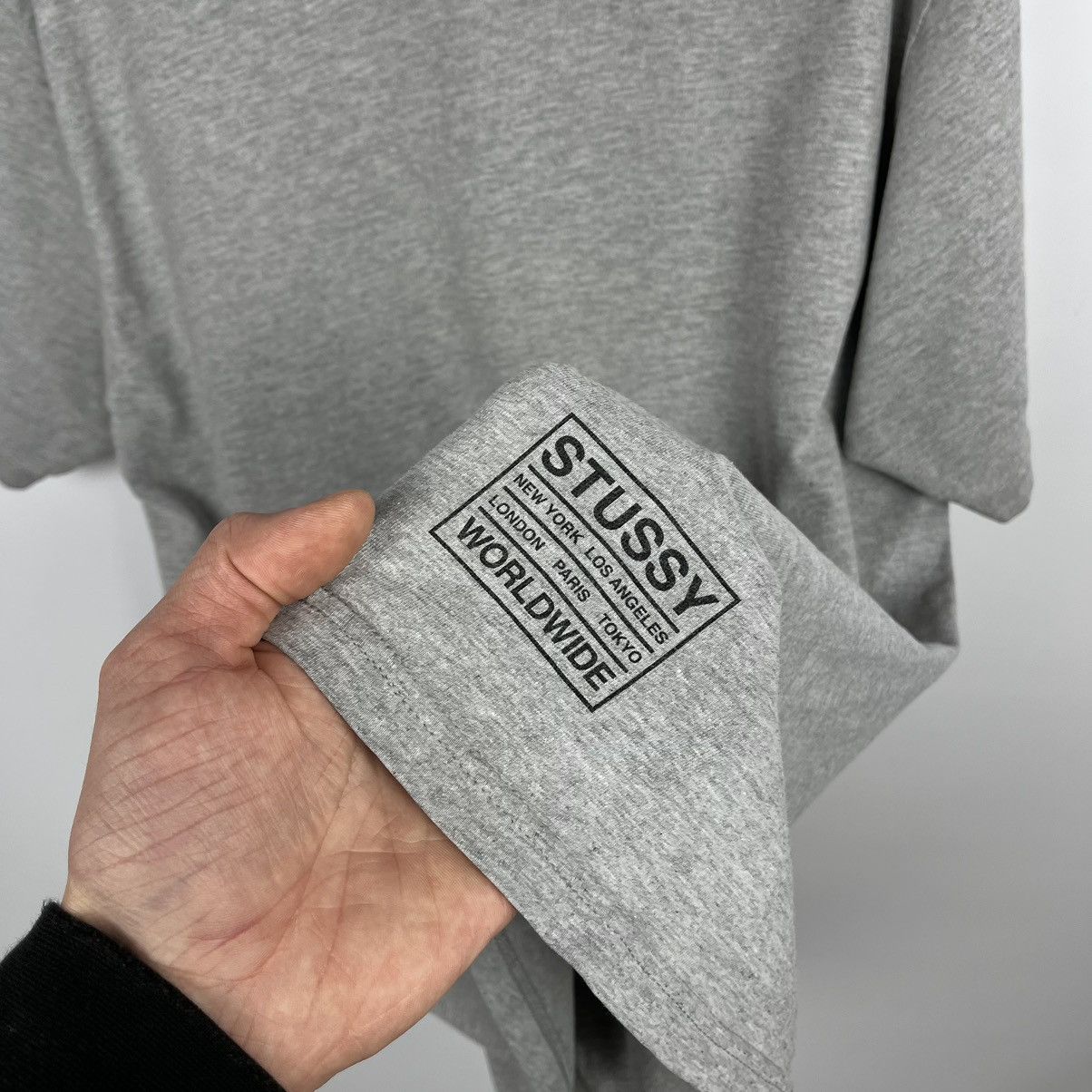 Stussy Vintage Stussy worldwide y2k big logo tee 90’s Size US L / EU 52-54 / 3 - 9 Thumbnail