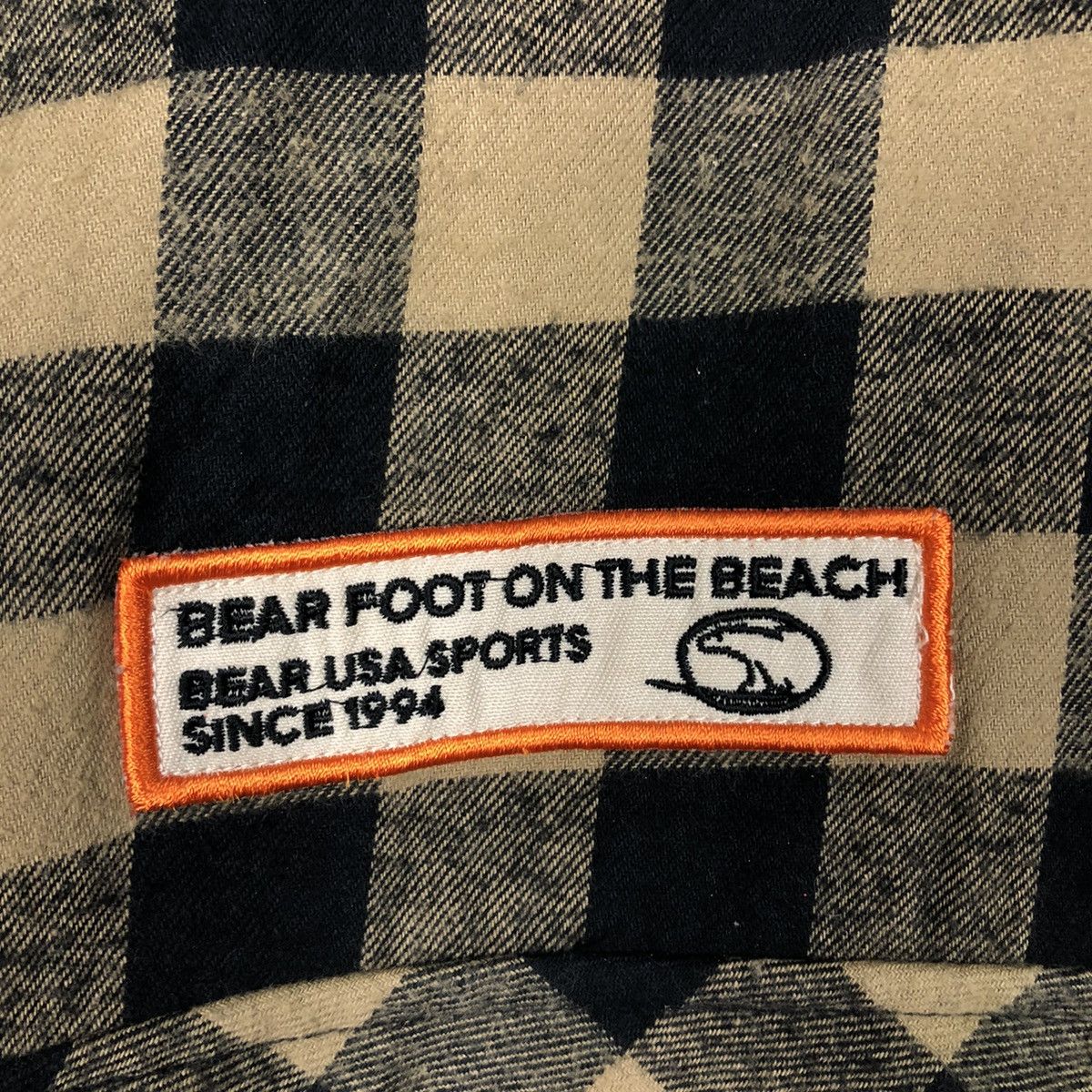 Japanese Brand Bear Sports USA Vintage Checkered Flannel Size US M / EU 48-50 / 2 - 18 Thumbnail