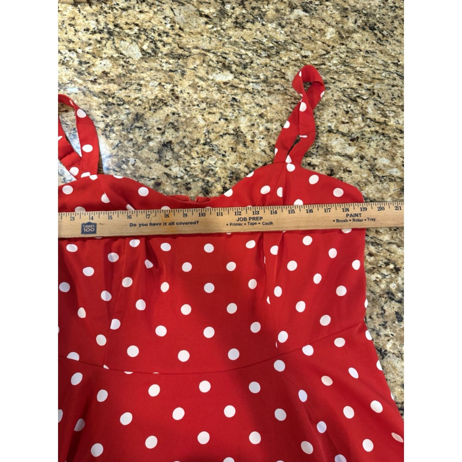 Vintage Sugar Thrillz Strawberry Picking red Polka Dot Skater flare Dress plus sz 1X new Size XL / US 12-14 / IT 48-50 - 4 Thumbnail